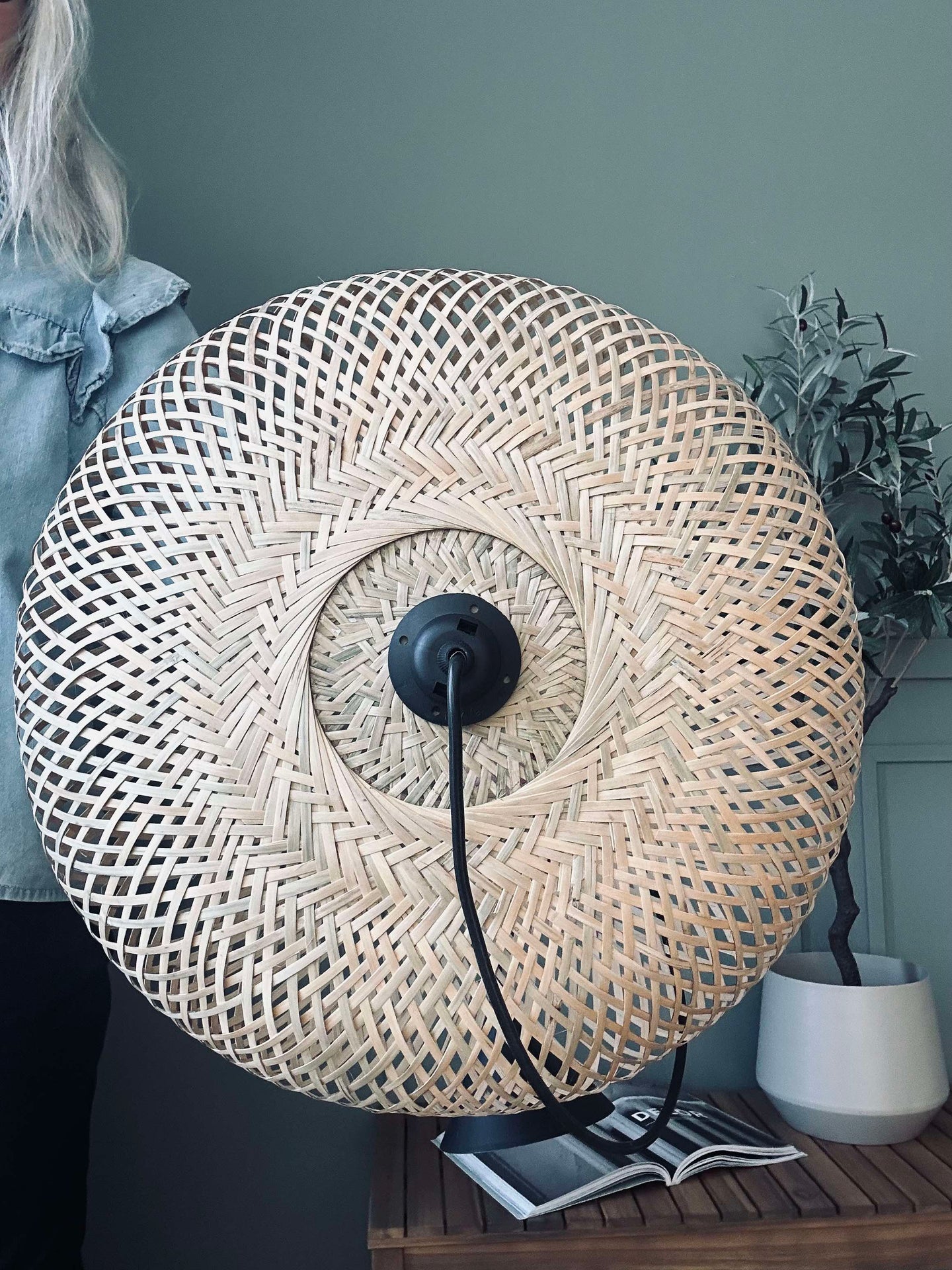 Lampa i bambu - Dia 45