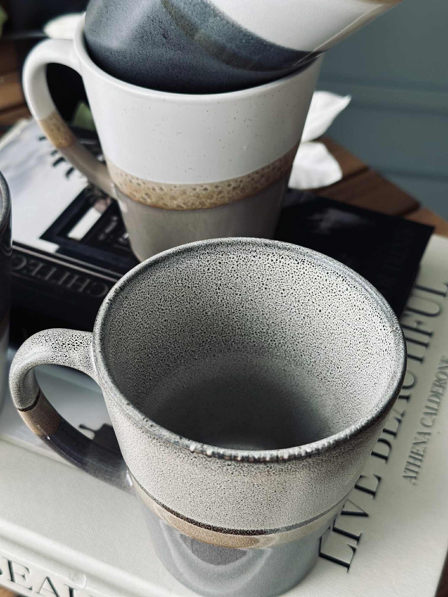 Mugg GINA Stengods - Colormix