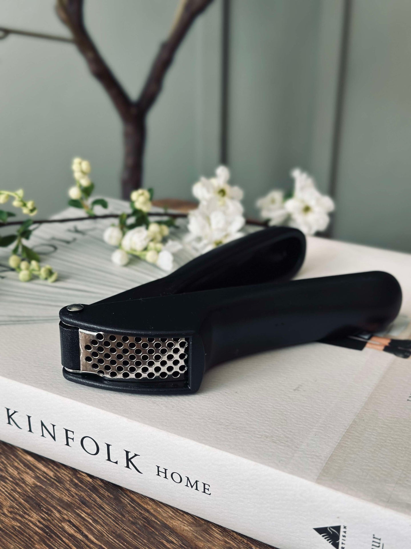 Vitlökspress - Svart