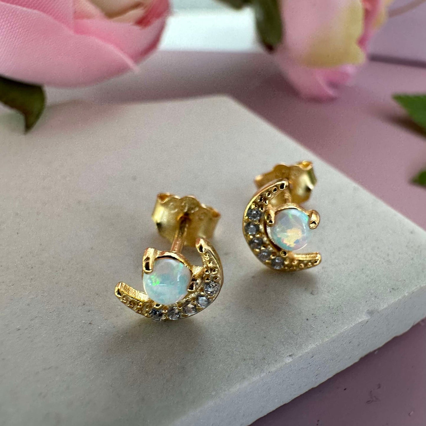 Örhängen Pixie månsten