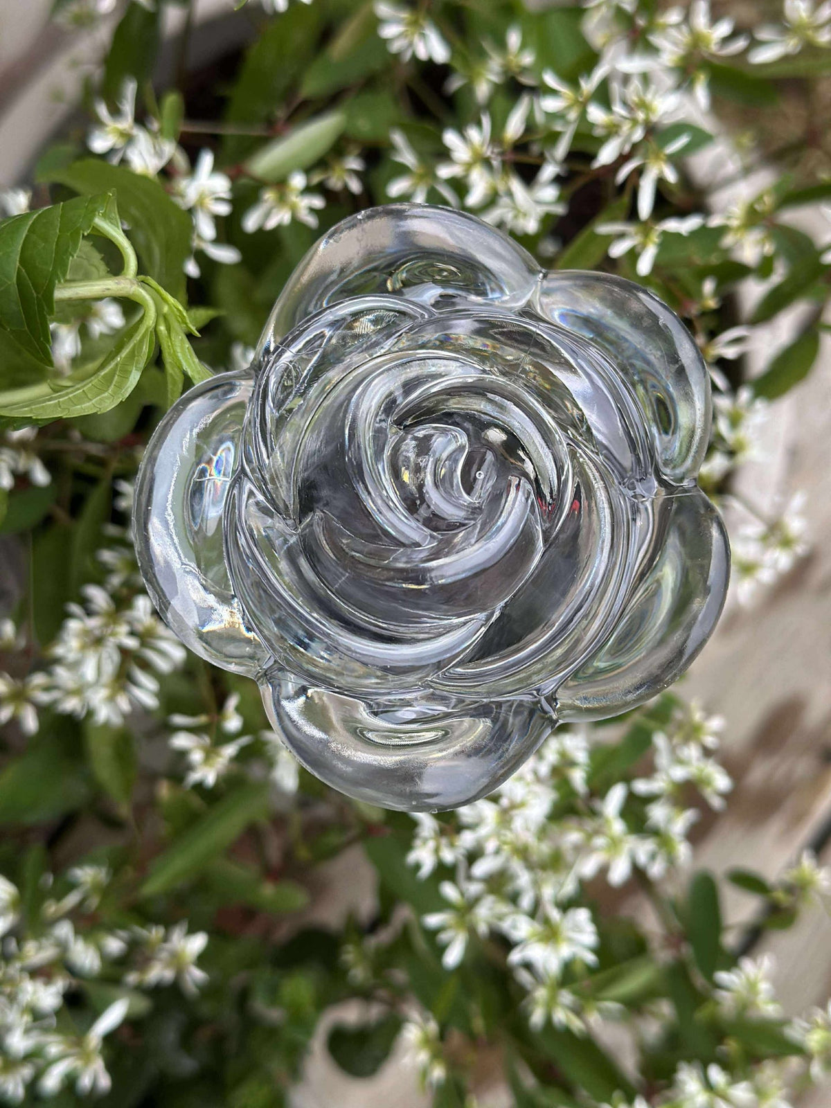 Fackla med solceller FLOWER – Set med 4 st