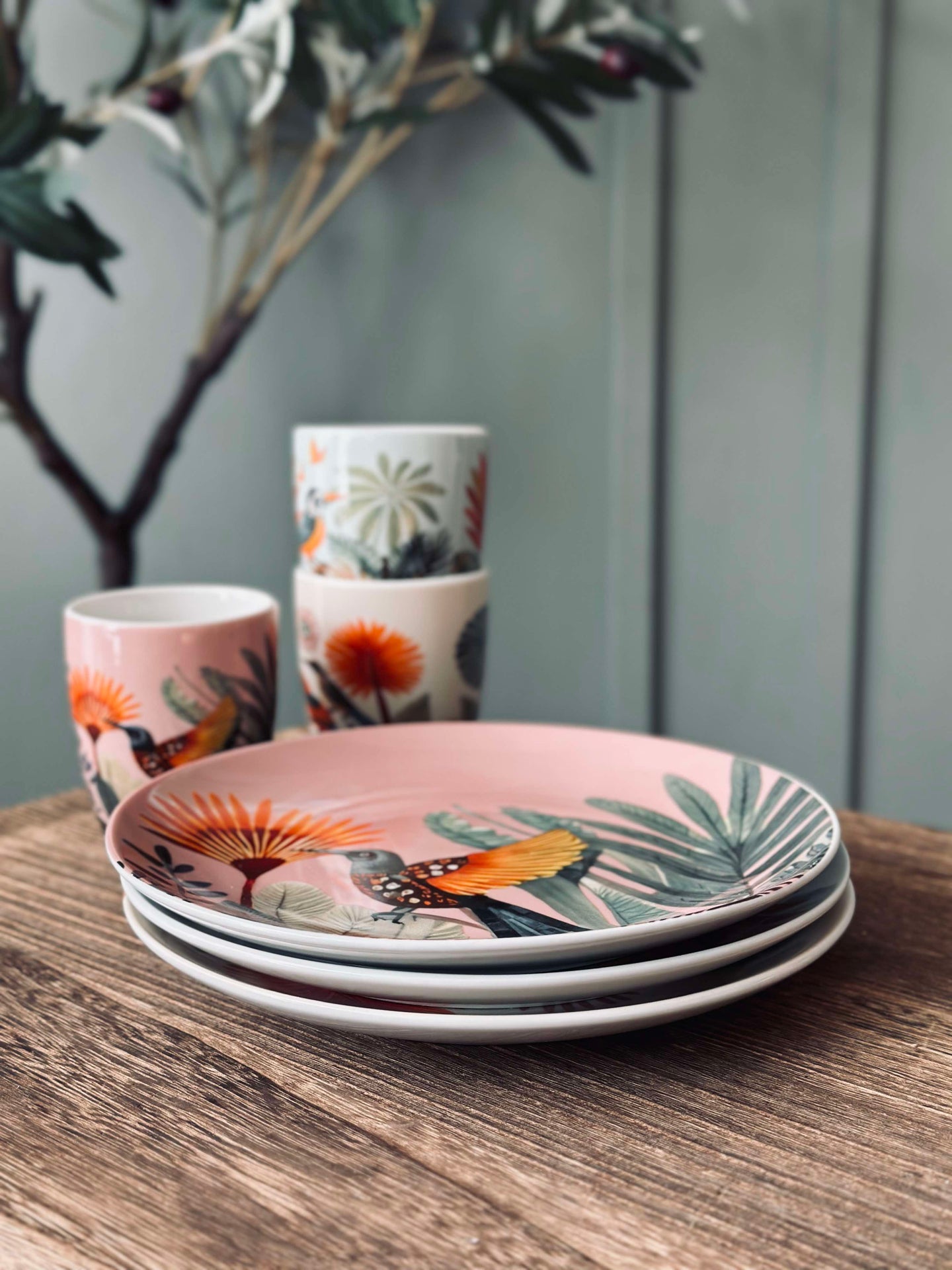 Tallrik 20cm - Boho mix