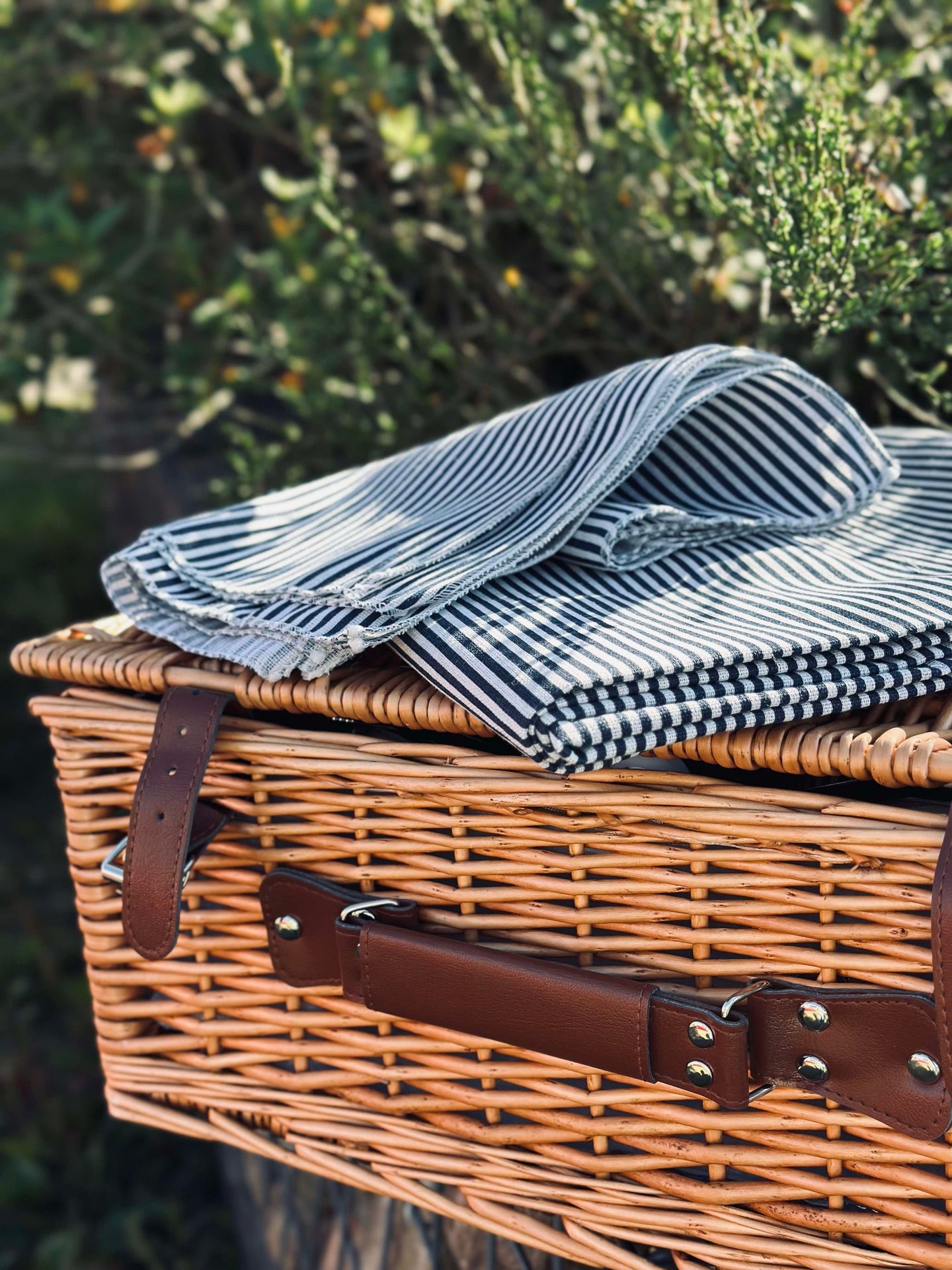 Picknickkorg med innehåll för 4 personer - DELUXE