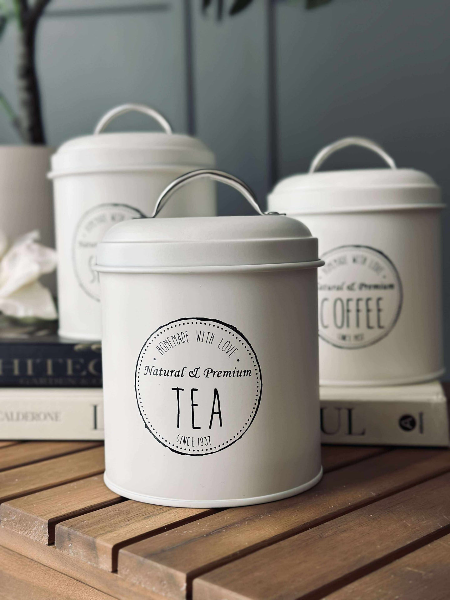 Förvaringsburkar 3 st - Kräm