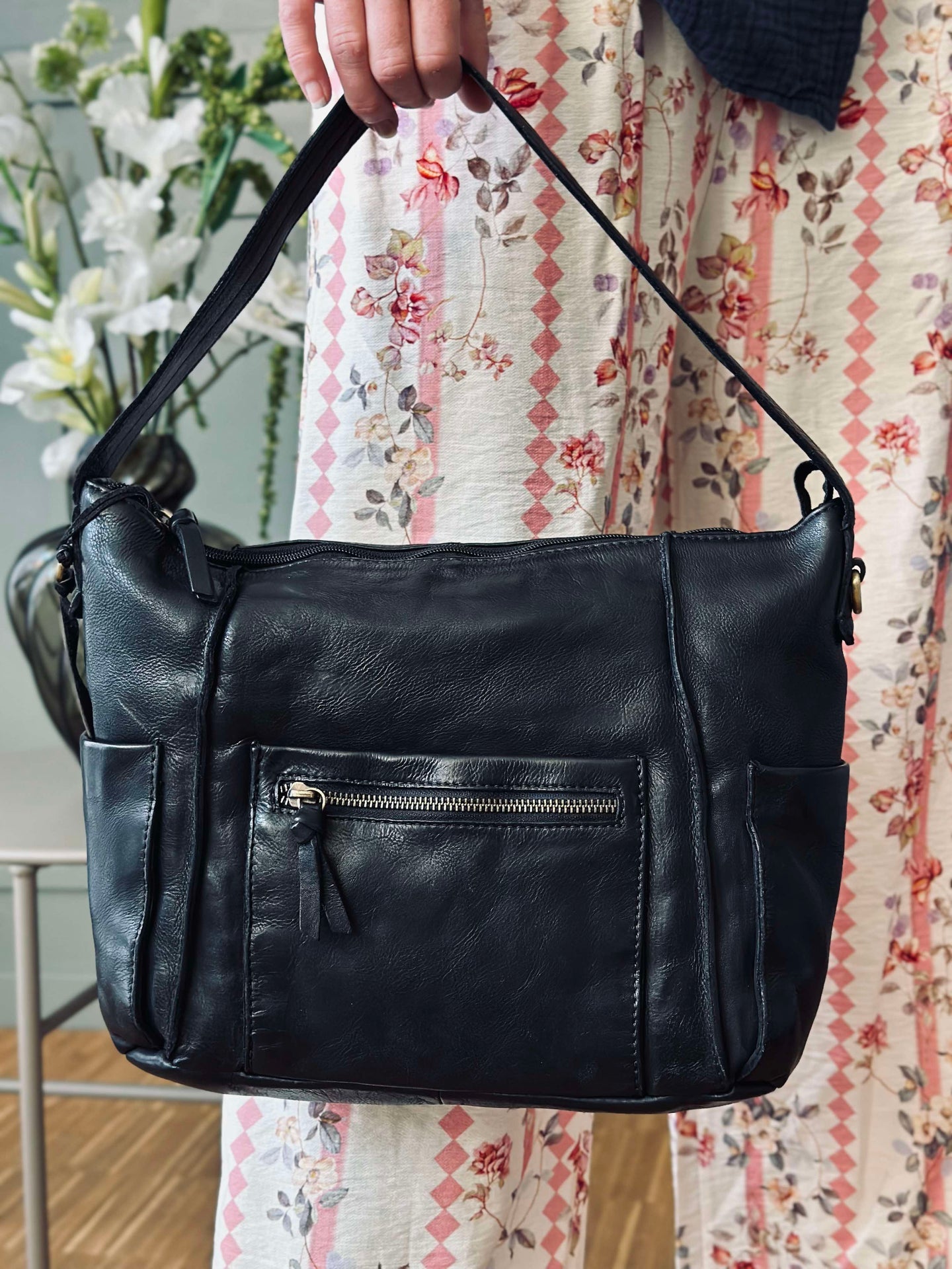 Crossbody Raw Boheme XL – Svart
