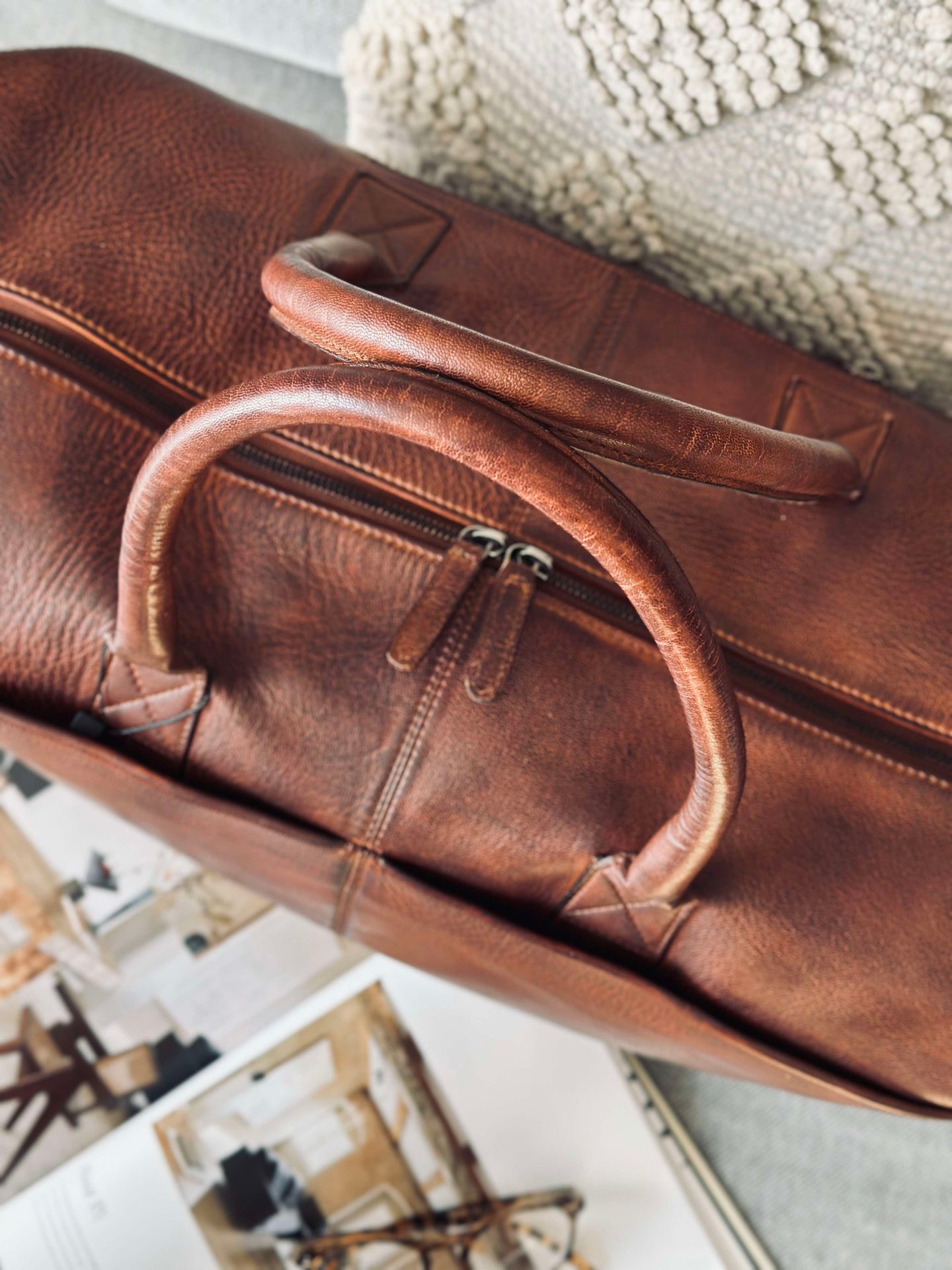 Weekendväska DEXTER Cognac