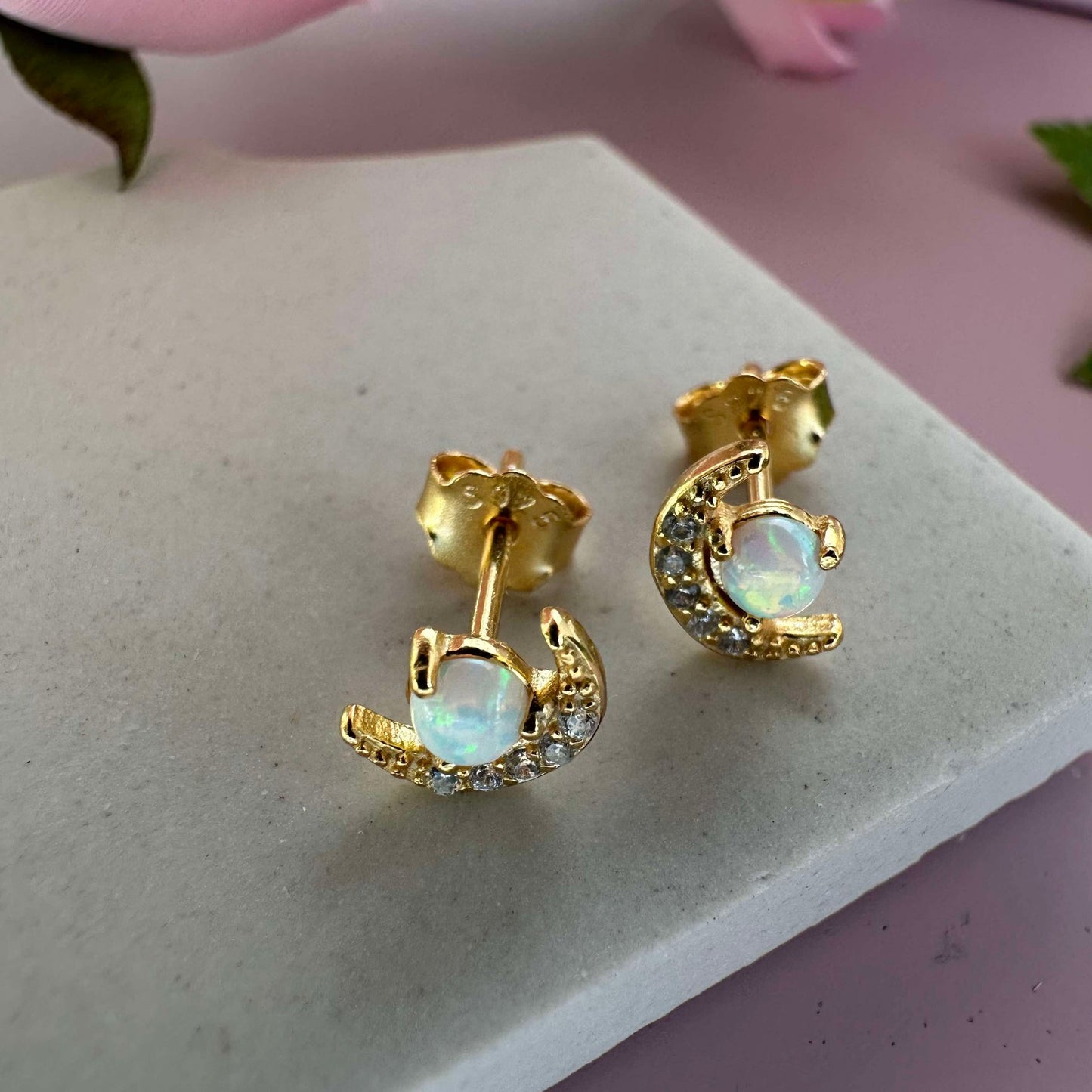 Örhängen Pixie månsten