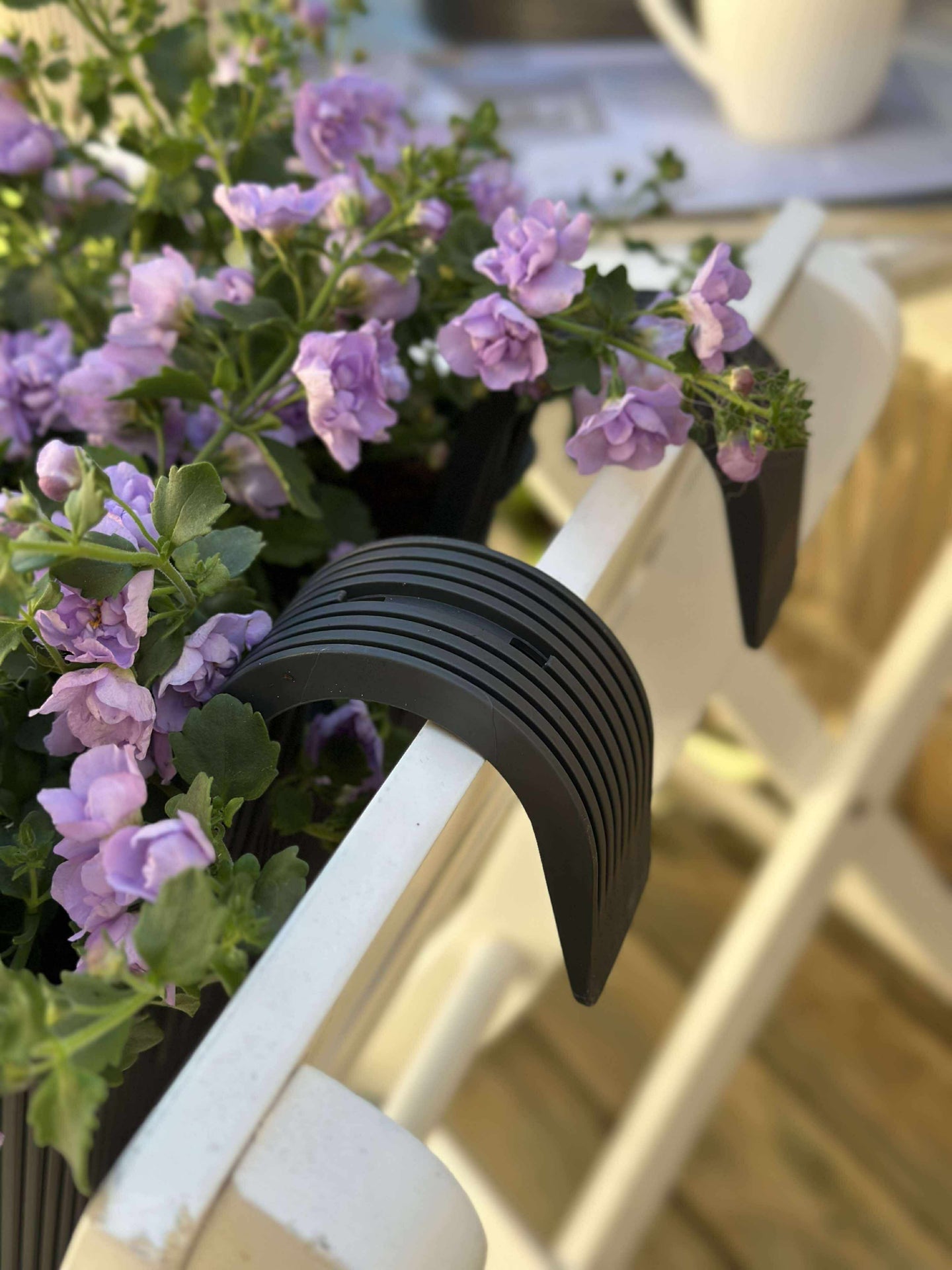 Planteringslåda med upphängning - Antracit
