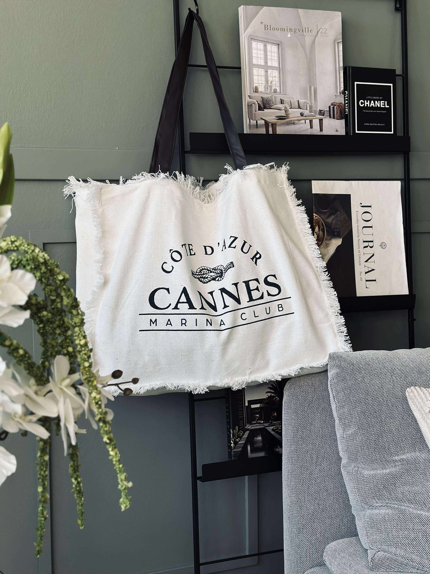 Strandväska Shopper - Vit