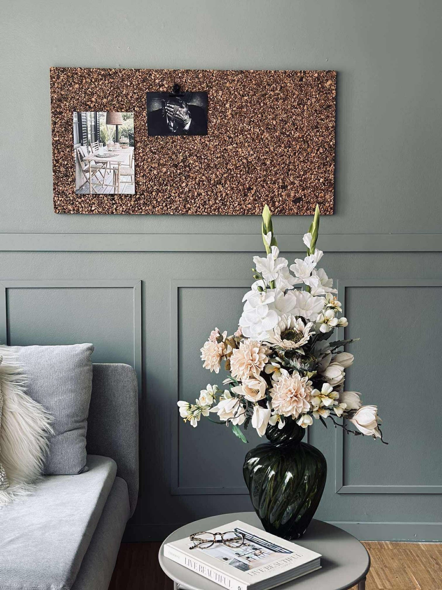 Korkplatta - Rustik anslagstavla 2 cm