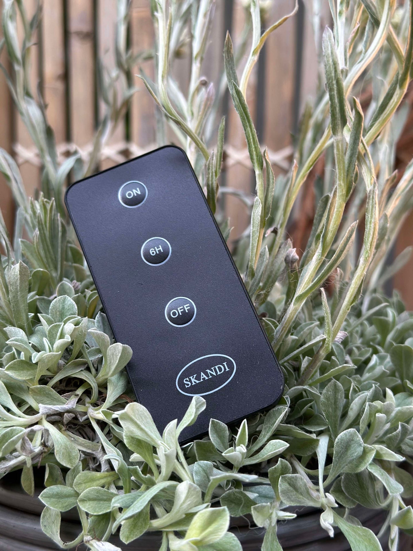 Utomhus XL LED Blockljus H 25cm - Set med 2 st inkl. fjärrkontroll