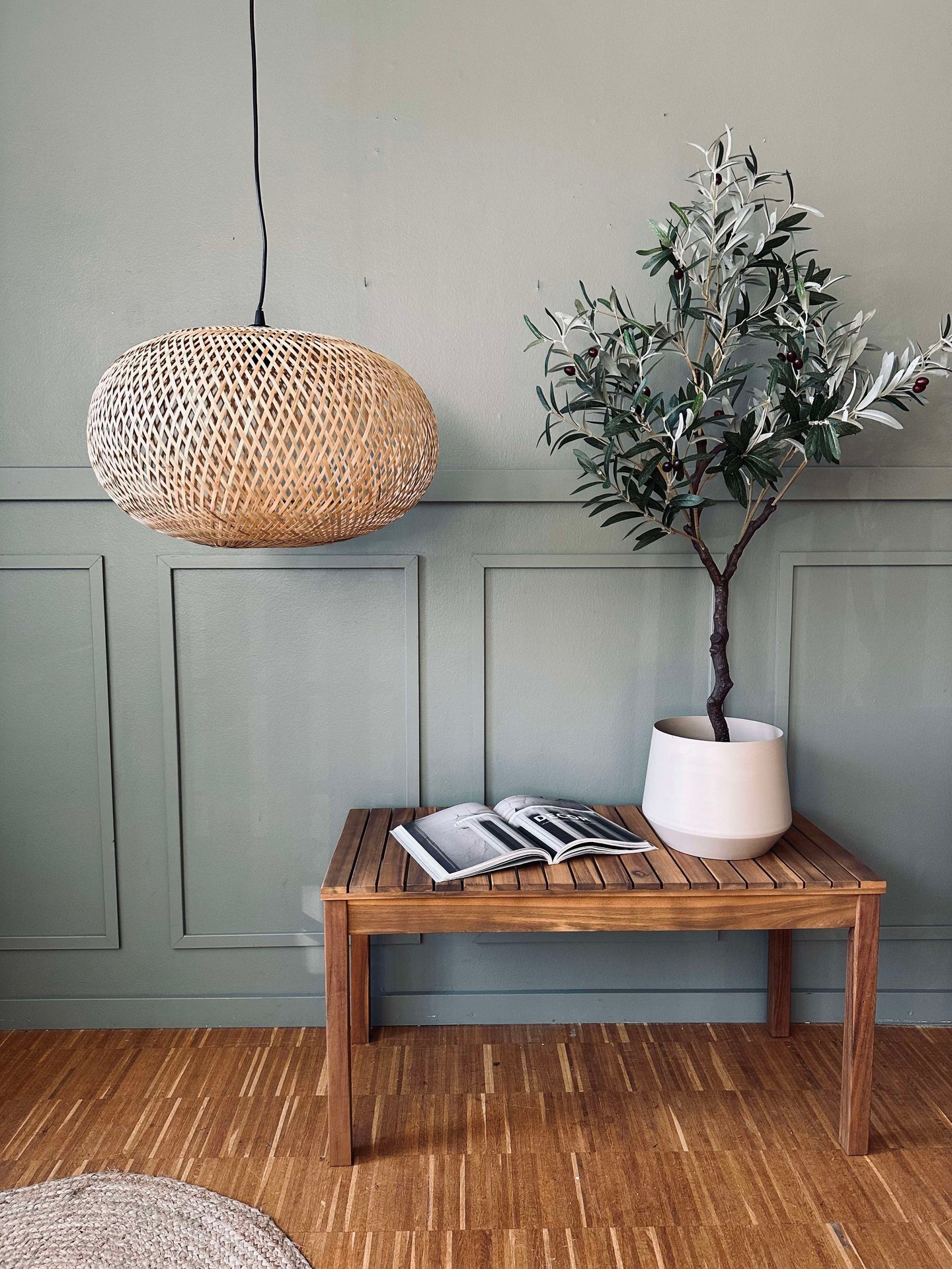 Lampa i bambu - Dia 45