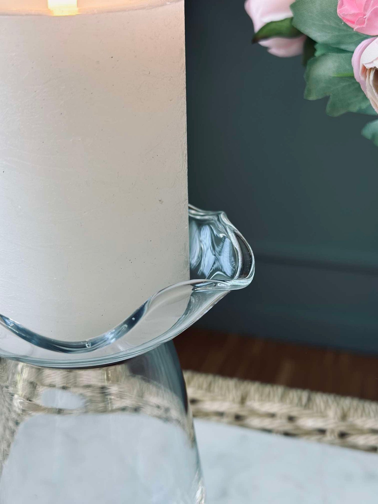 Hyacintvas med Blomsterkant - Klar