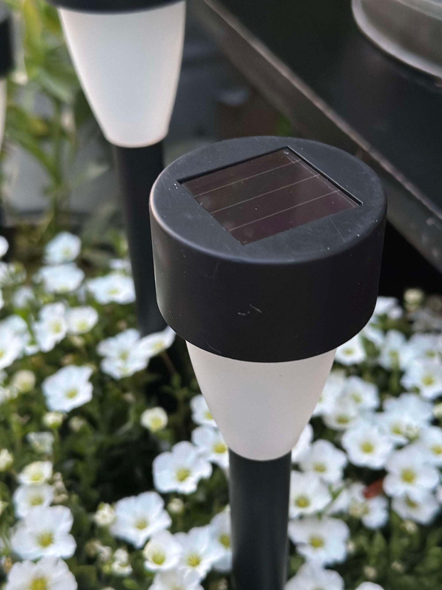 Fackla med solceller – Set om 4 st.