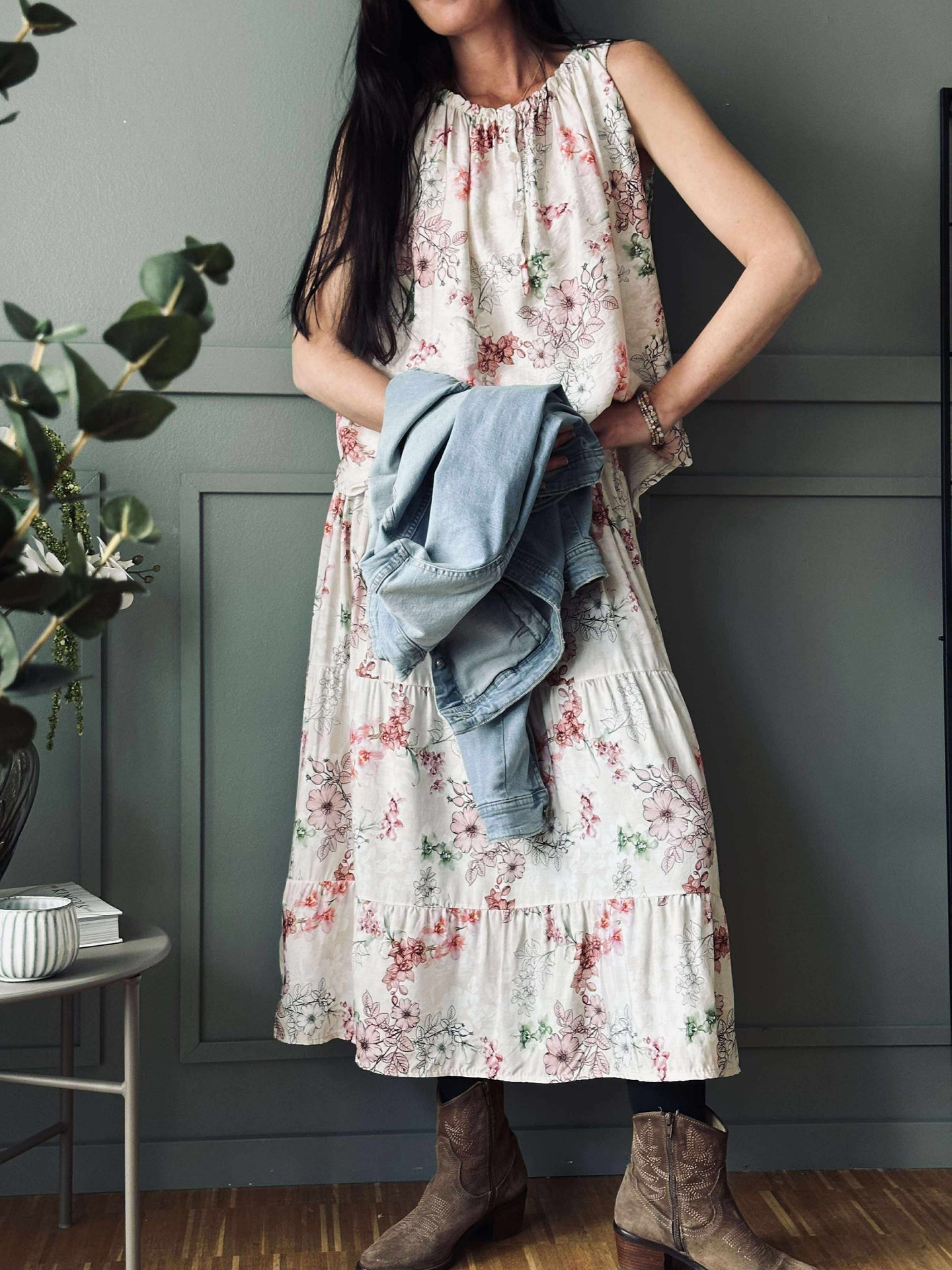 Kjol Anika Rose flower