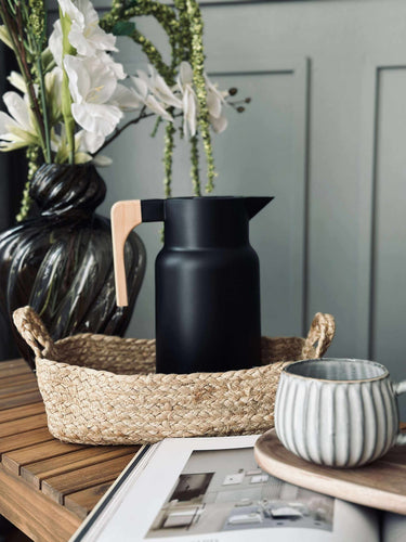 Korg med handtag - Jute