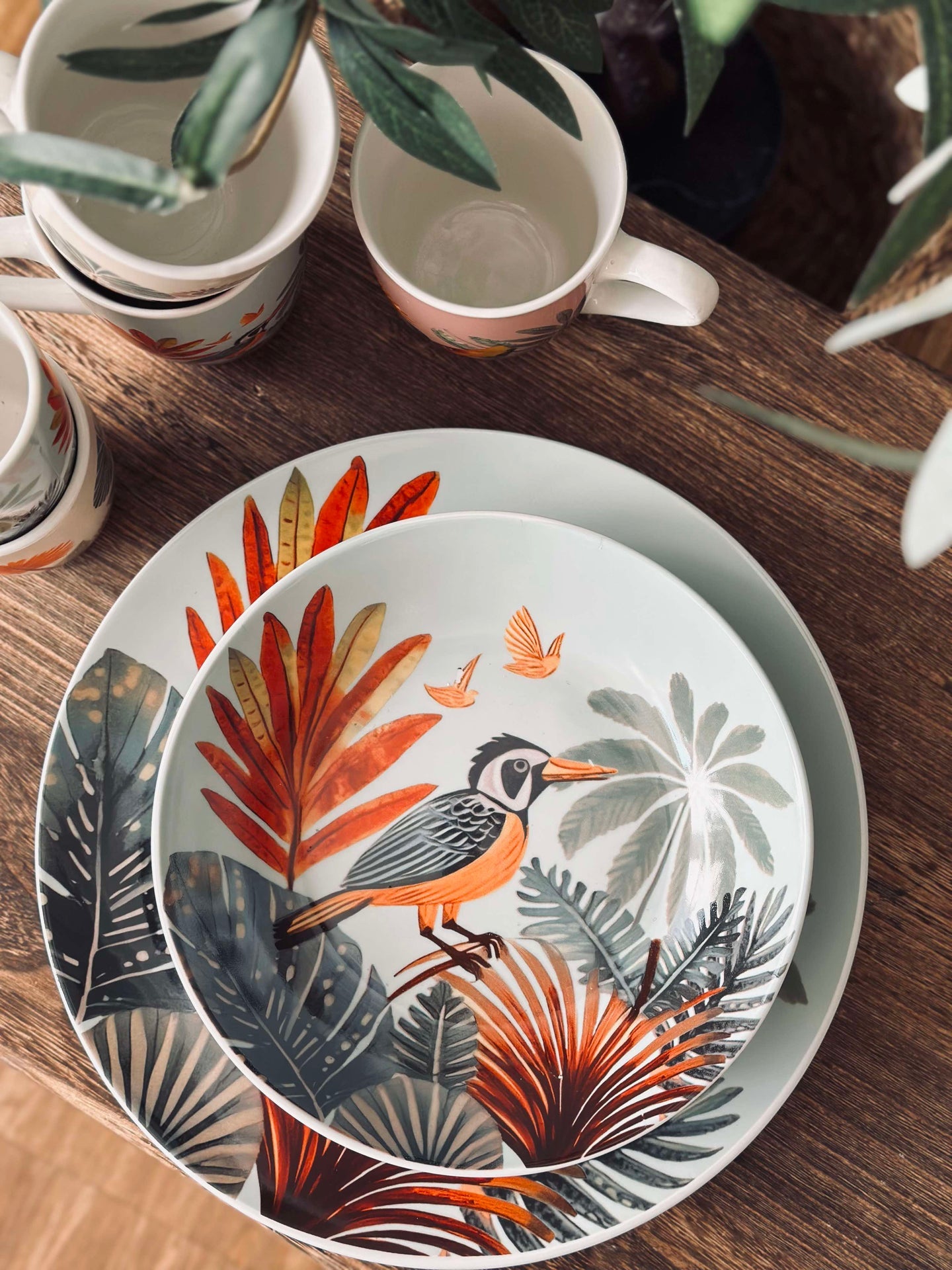 Tallrik 20cm - Boho mix