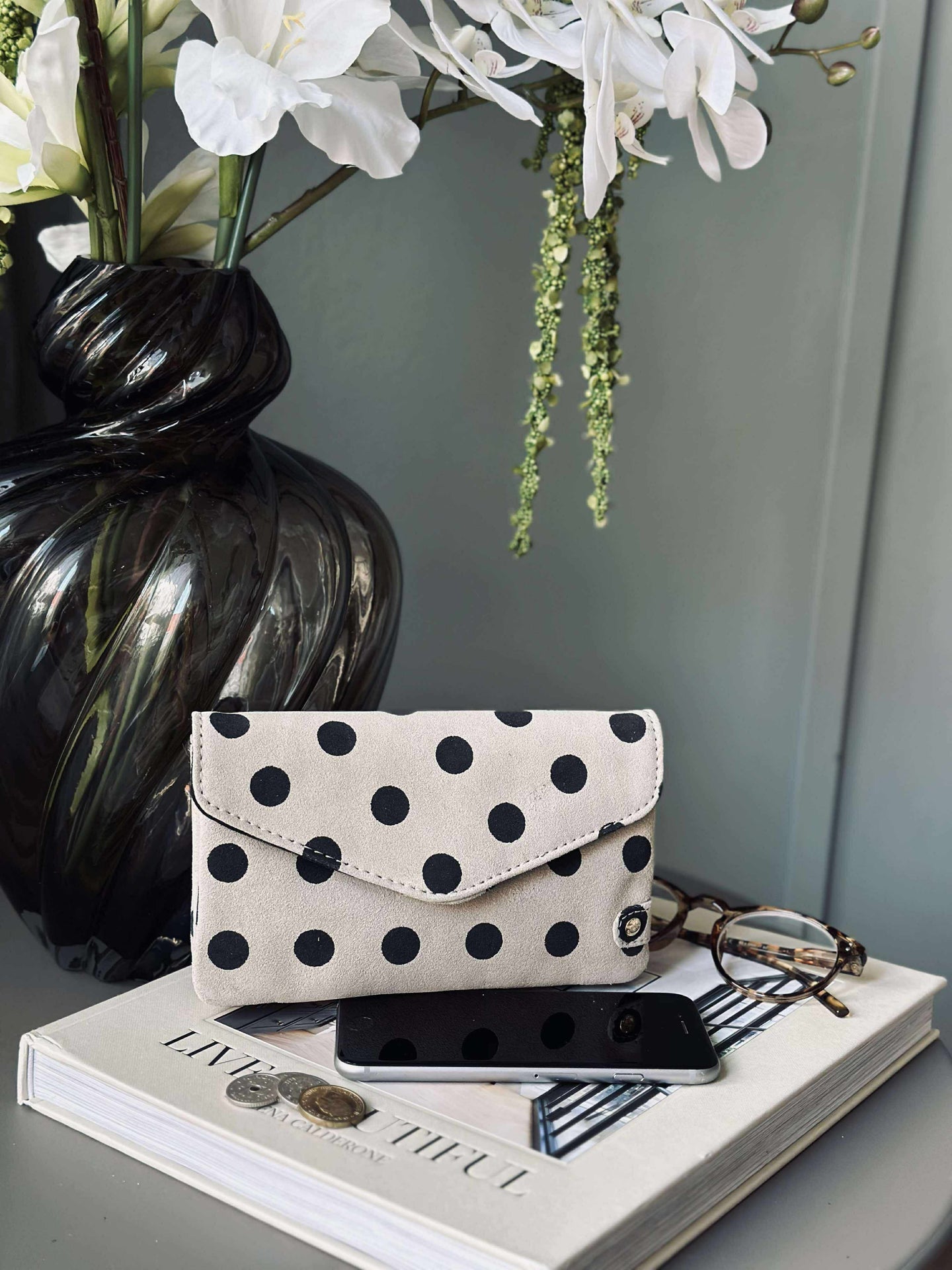 Plånbok Black dots