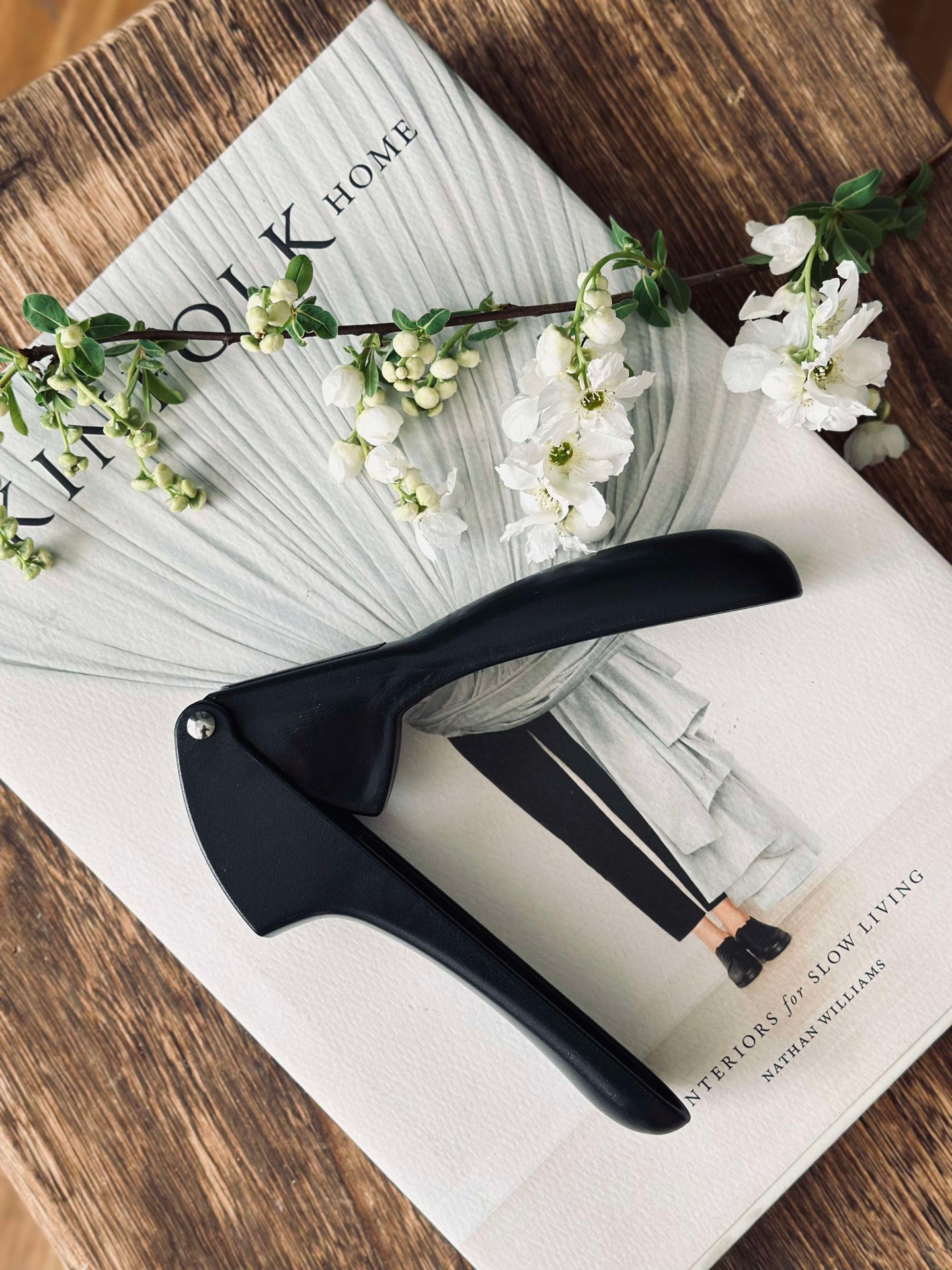 Vitlökspress - Svart