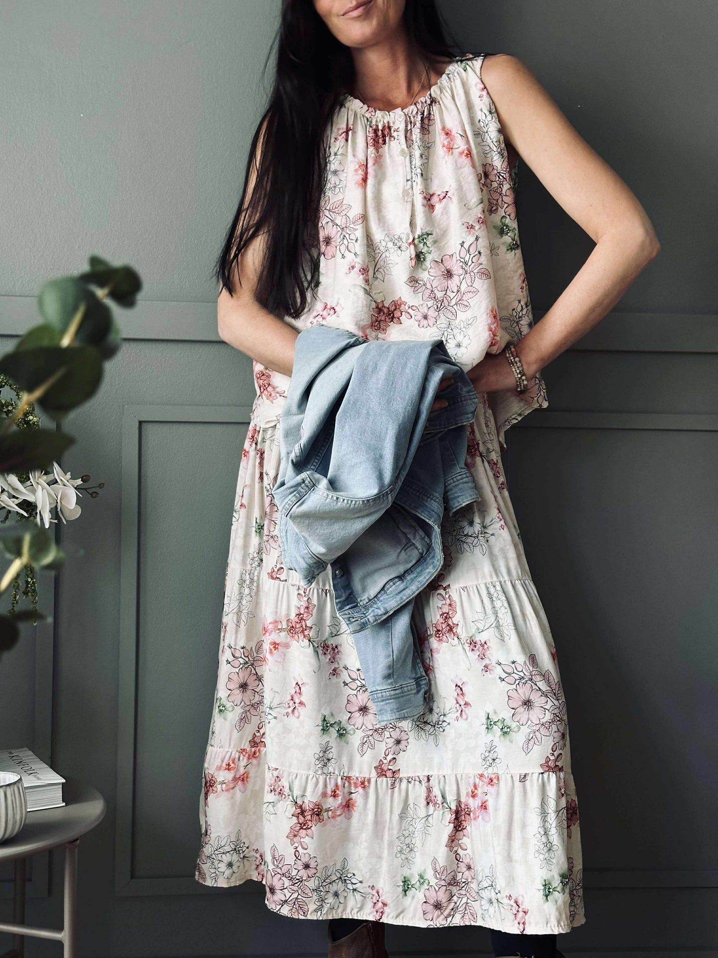 Kjol Anika Rose flower