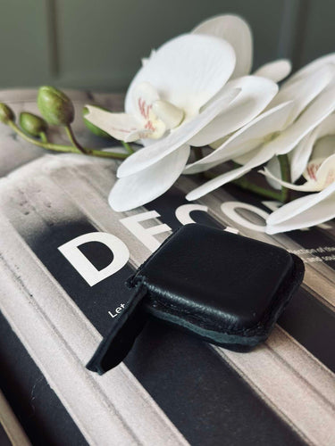 Måttband - Läder svart