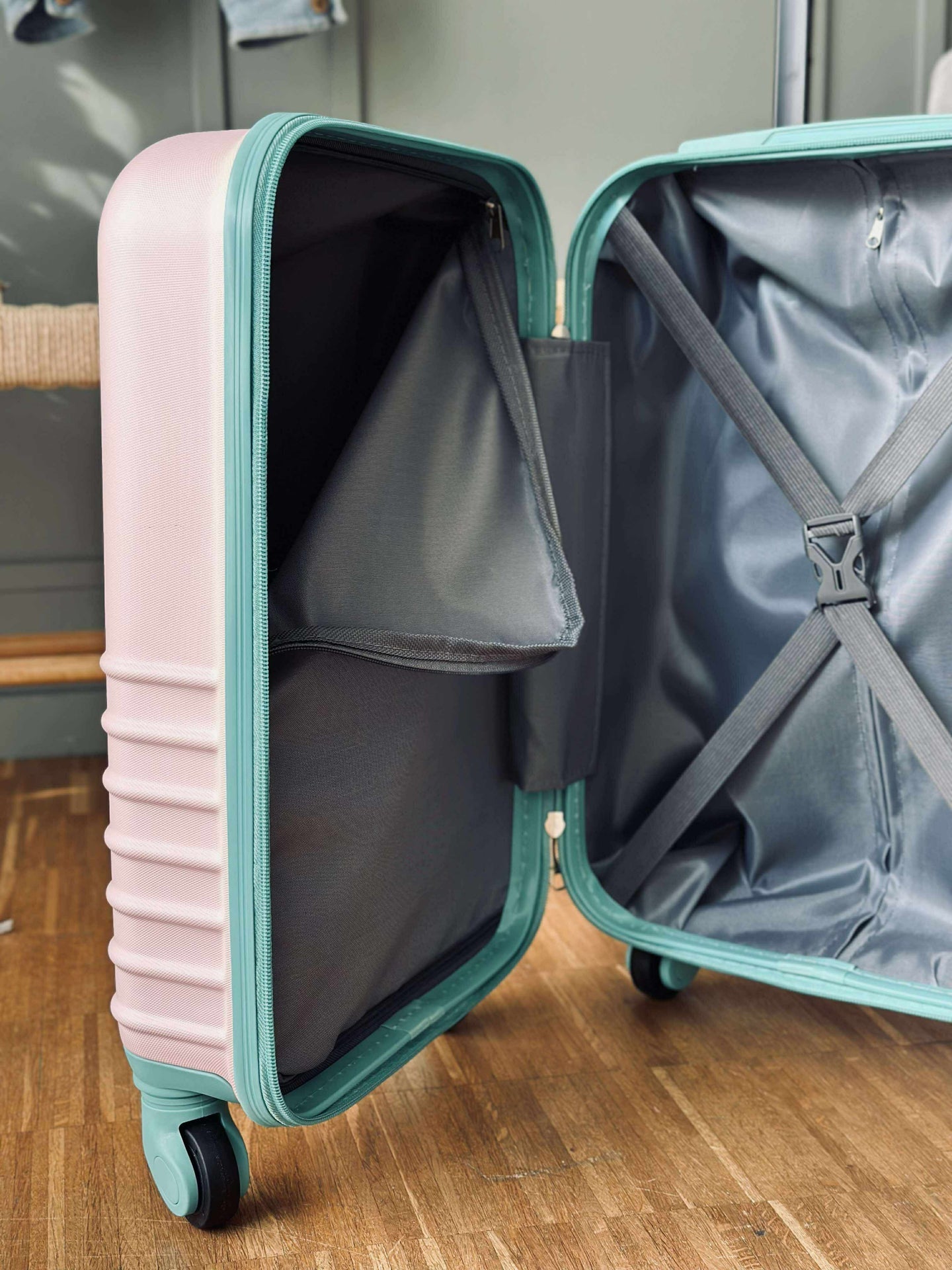 Trolley-koffert - ROSE / MINT
