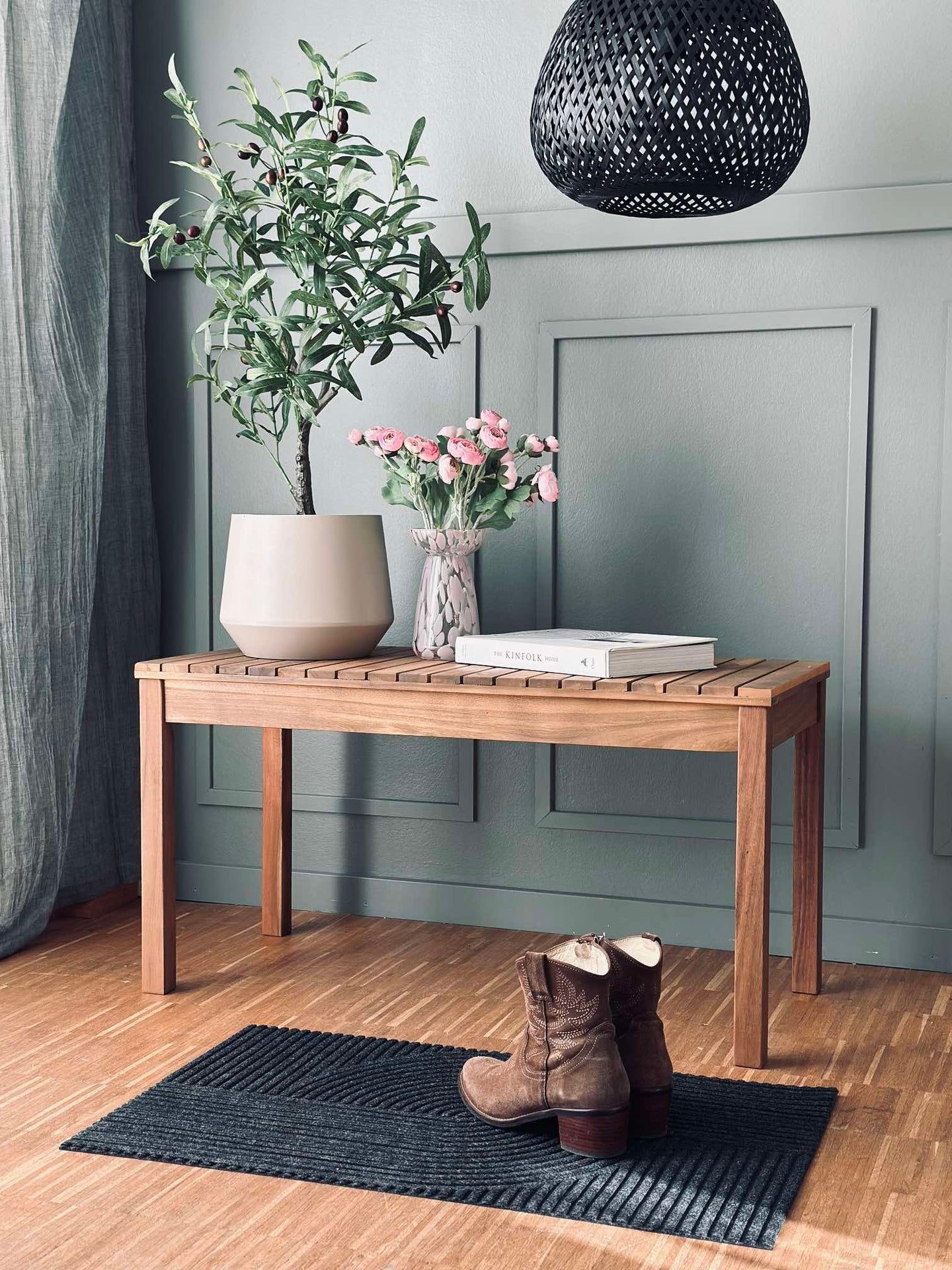 Dörrmatta Grafisk design - Gummi / kol