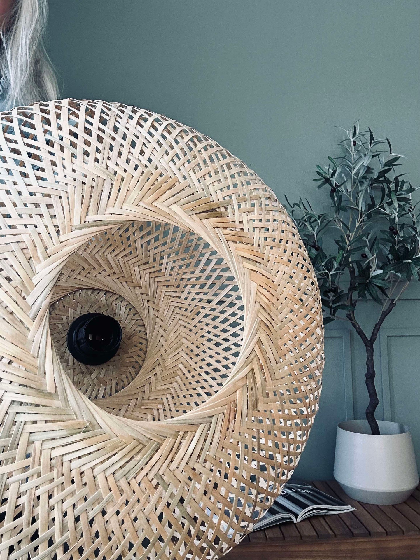 Lampa i bambu - Dia 45