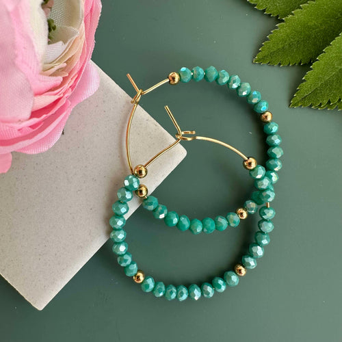 Örhängen Merle – Turkos