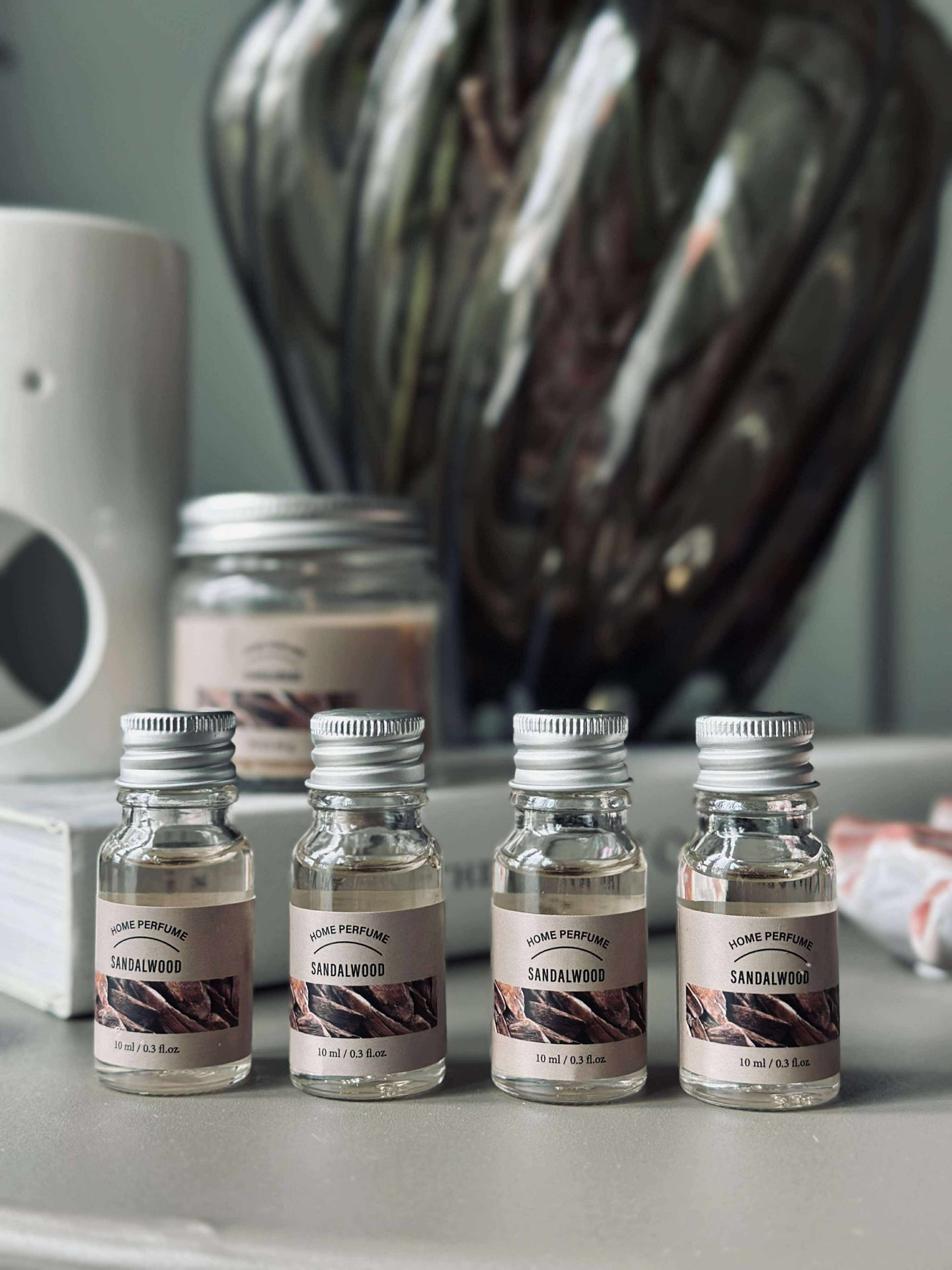 Aromaset - 8 delar Sandelträ