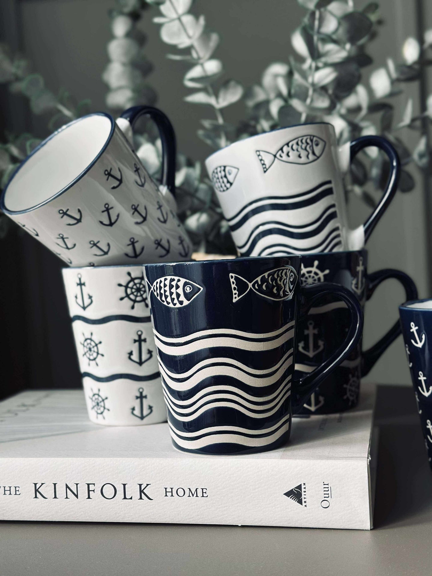 Mugg i stengods – Maritime MIX
