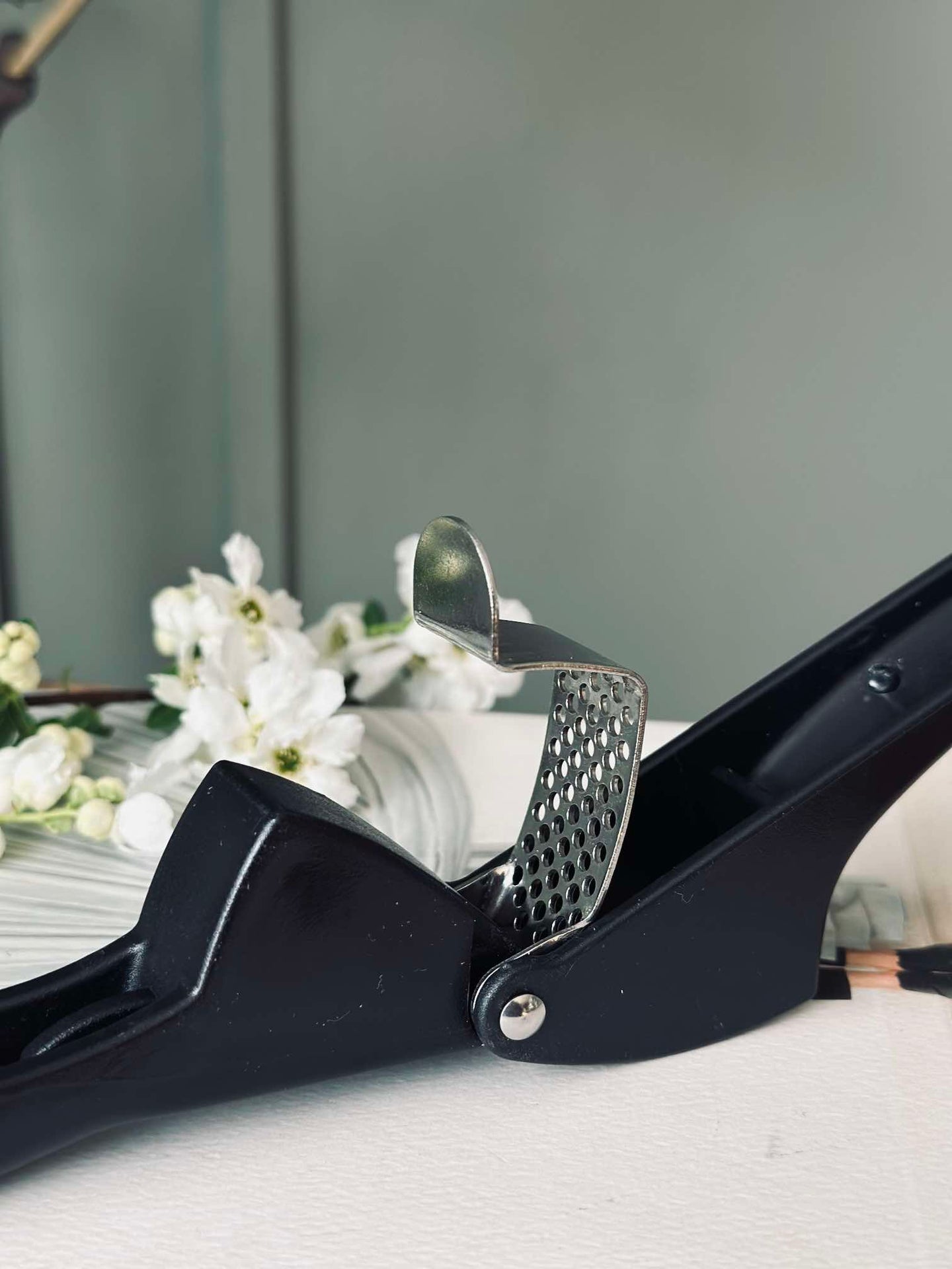 Vitlökspress - Svart