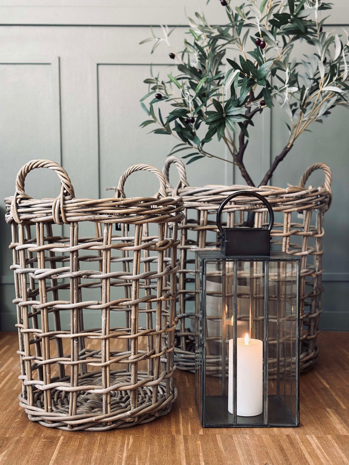 Tvättkorgar - Set med 2 st.