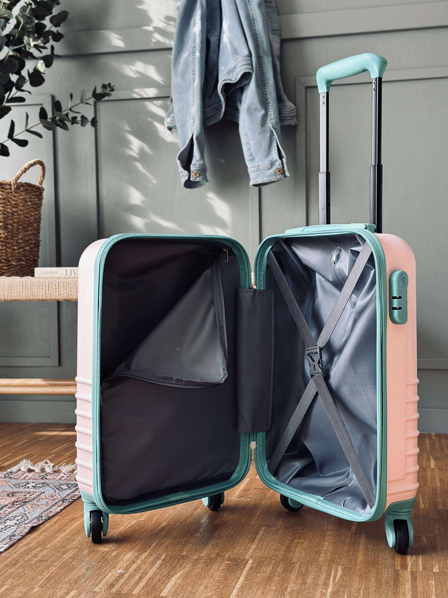 Trolley-koffert - ROSE / MINT
