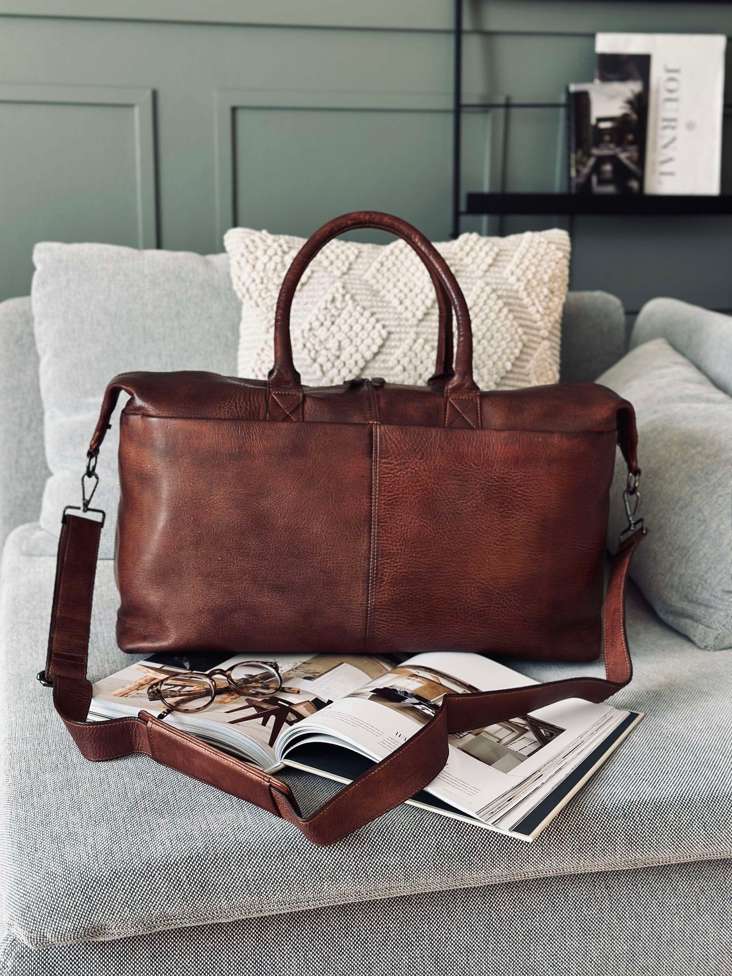 Weekendväska DEXTER Cognac