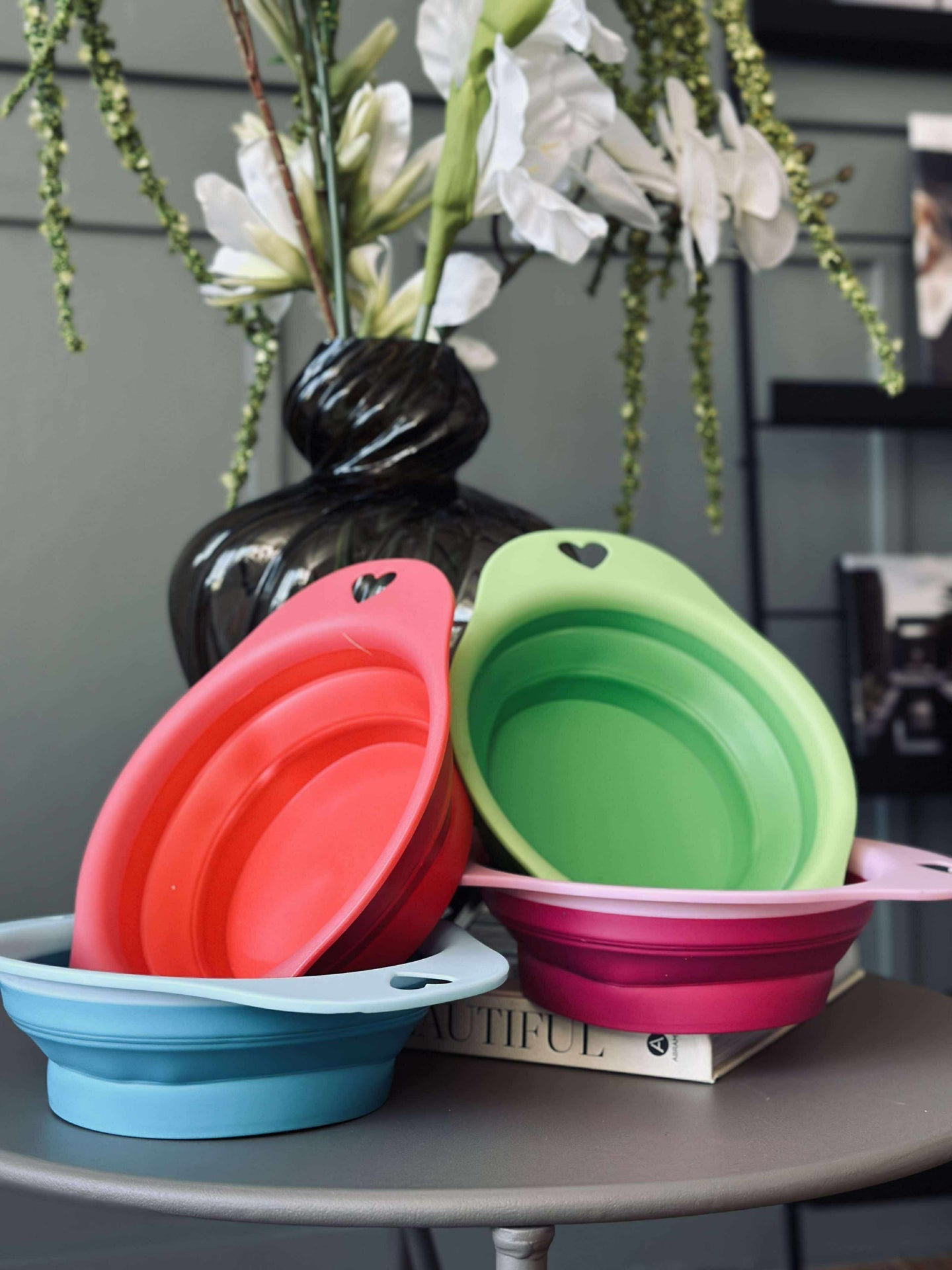 Hopfällbar Hundskål - Färgblandning