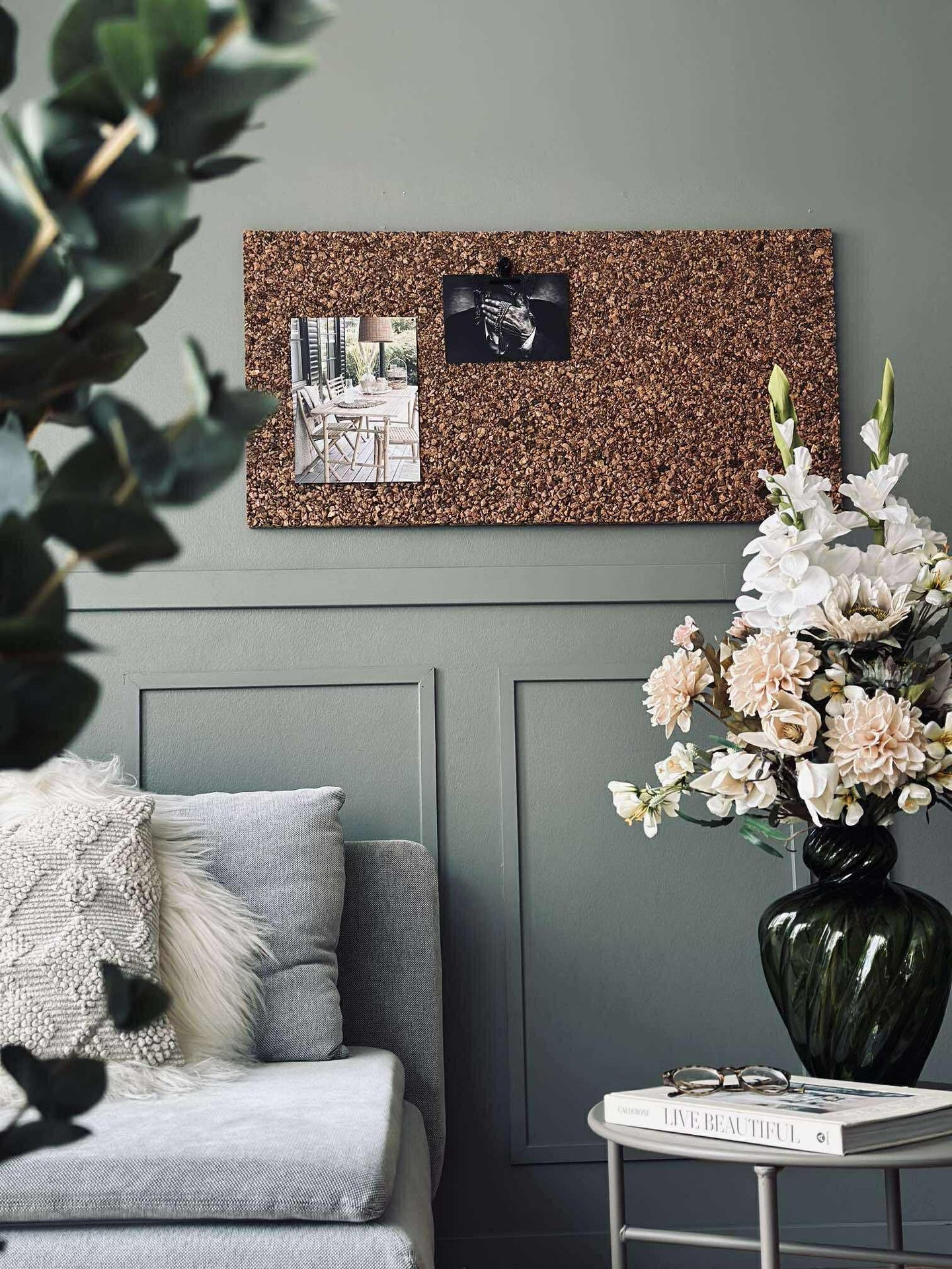 Korkplatta - Rustik anslagstavla 2 cm