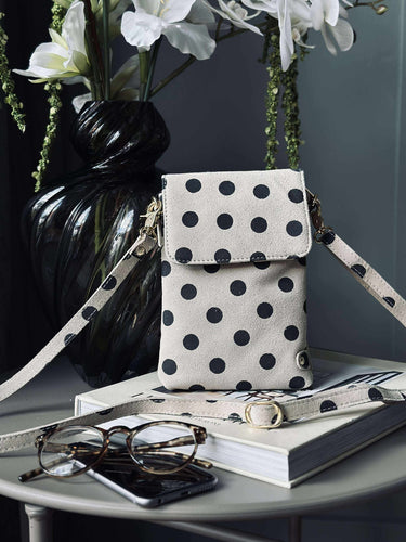 Mobilväska Svarta prickar