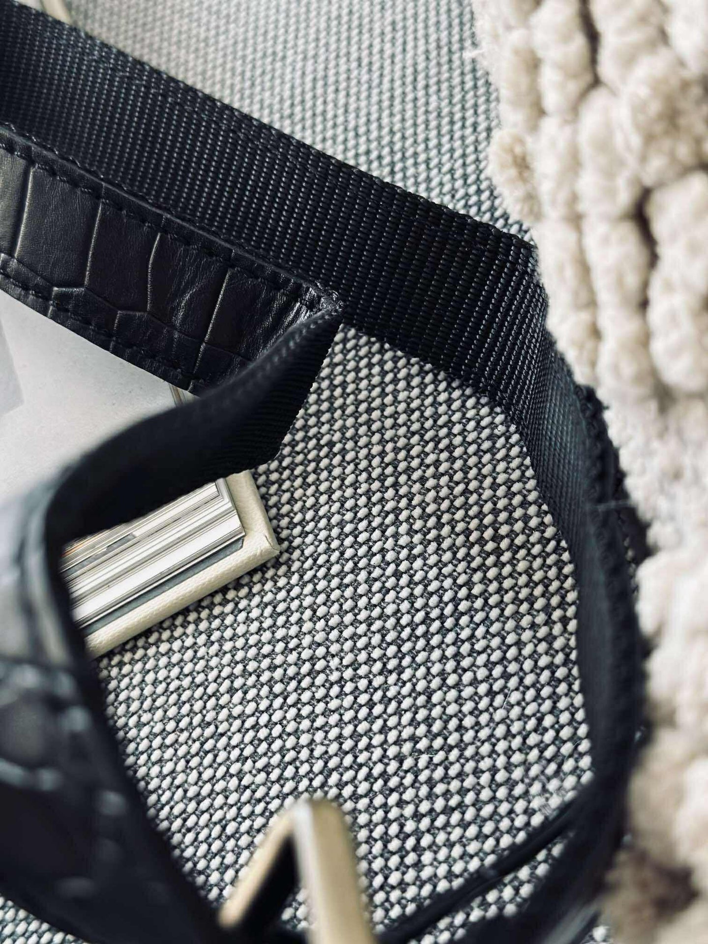 Bumbag Black croco