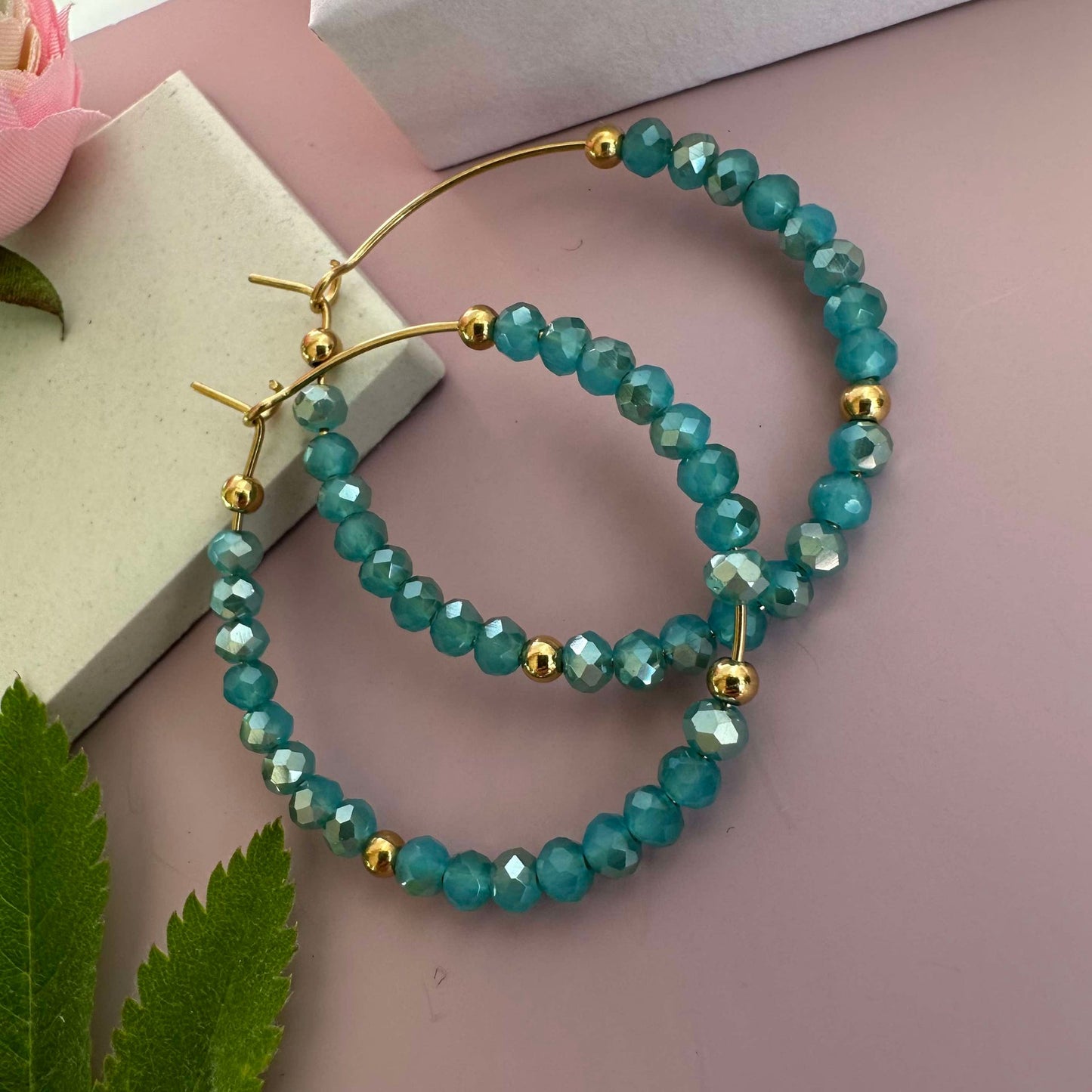 Örhängen Merle – Blå