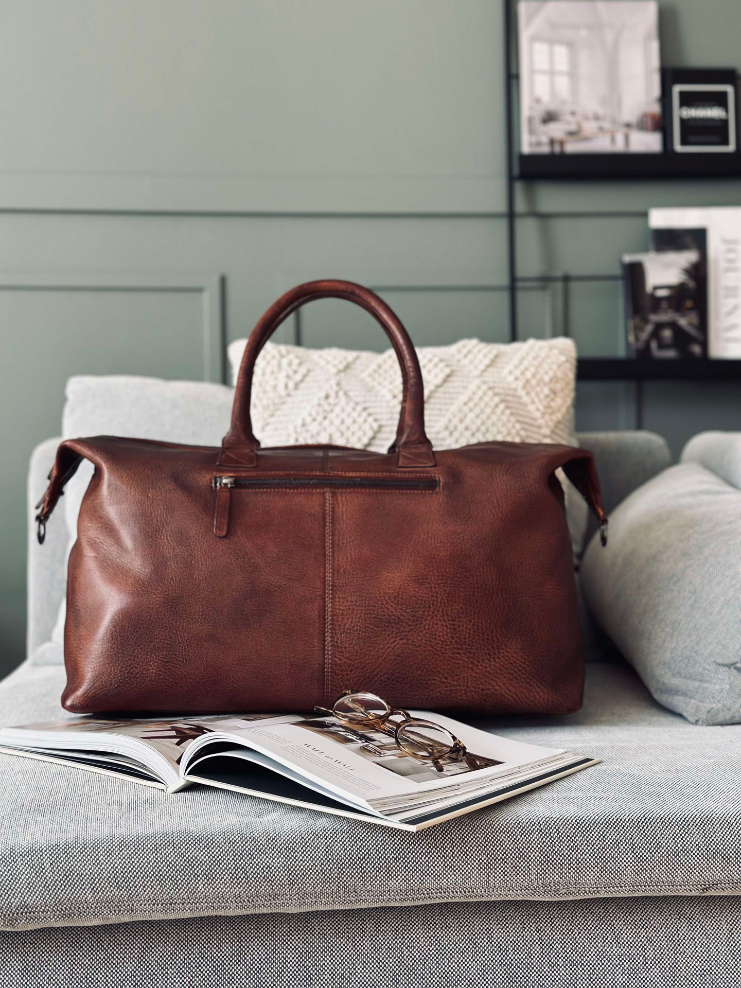 Weekendväska DEXTER Cognac