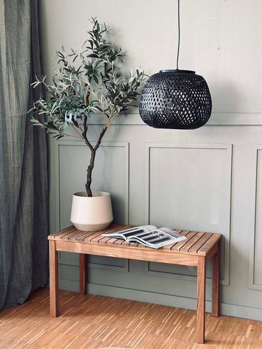 Bambu lampa - Svart dia 33