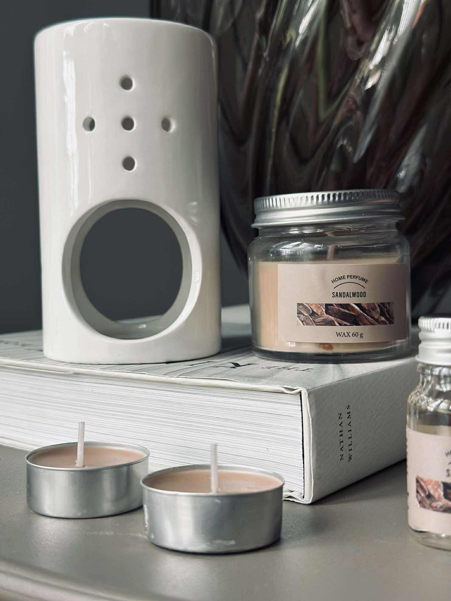 Aromaset - 8 delar Sandelträ