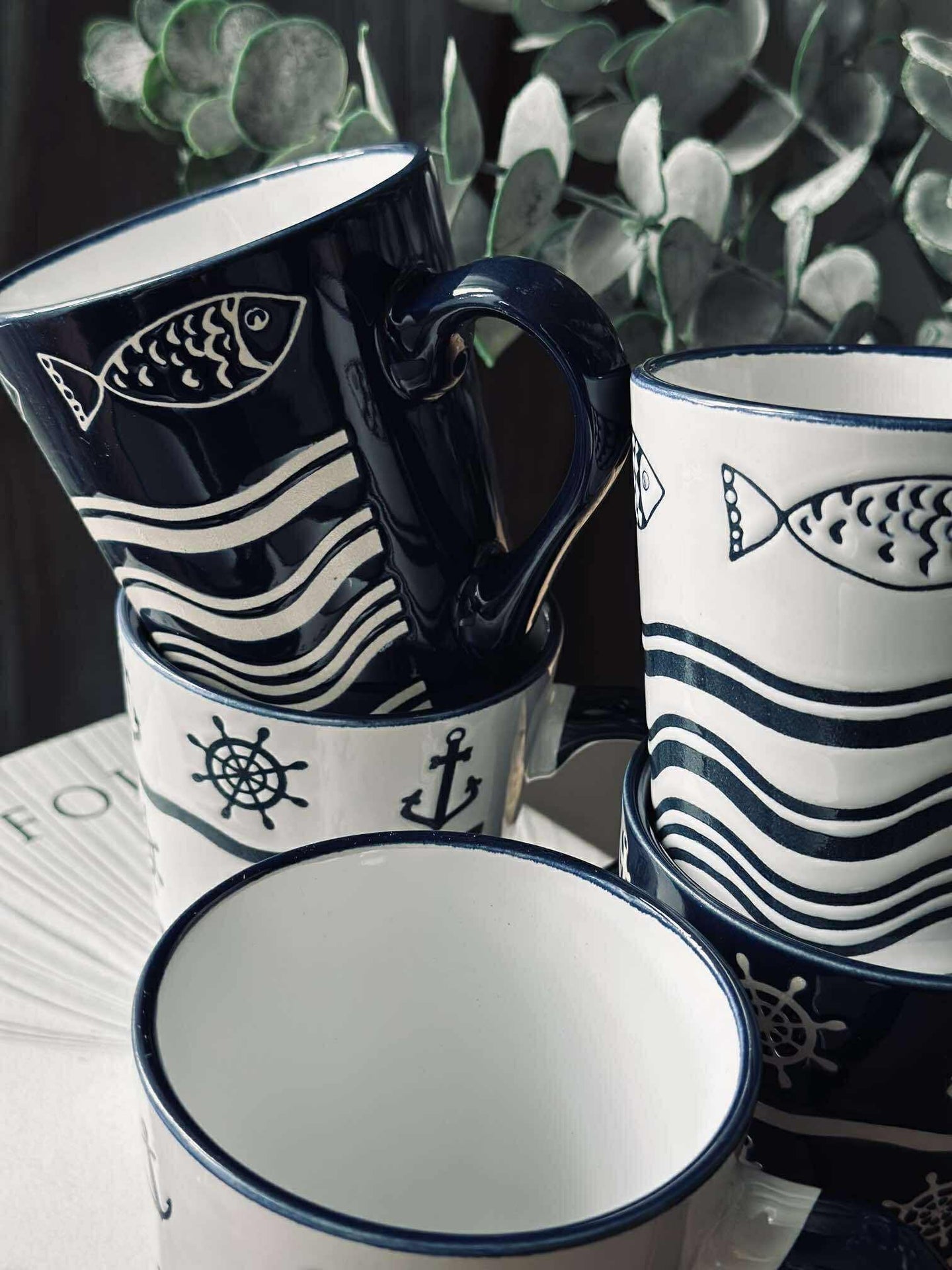 Mugg i stengods – Maritime MIX