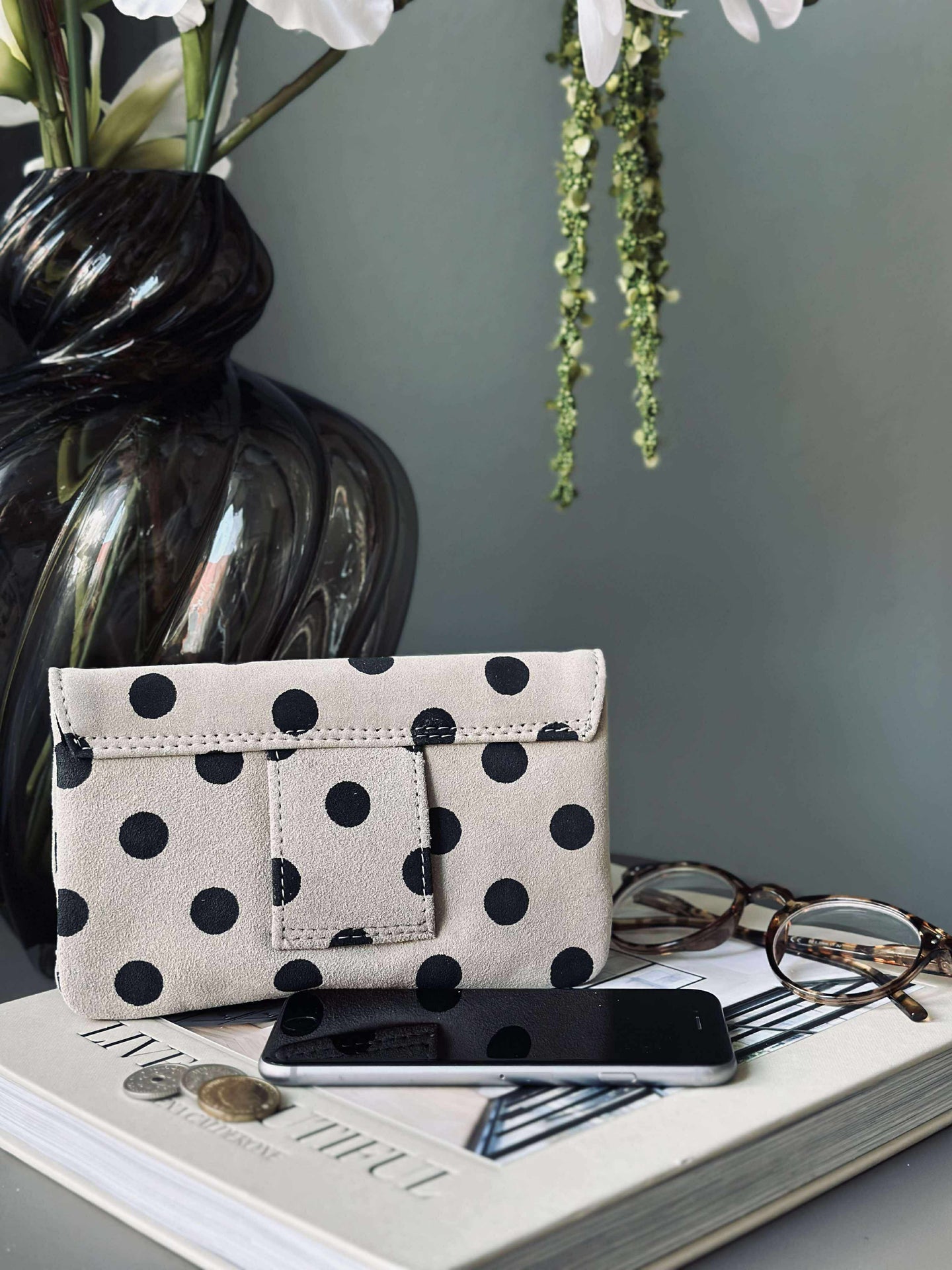 Plånbok Black dots