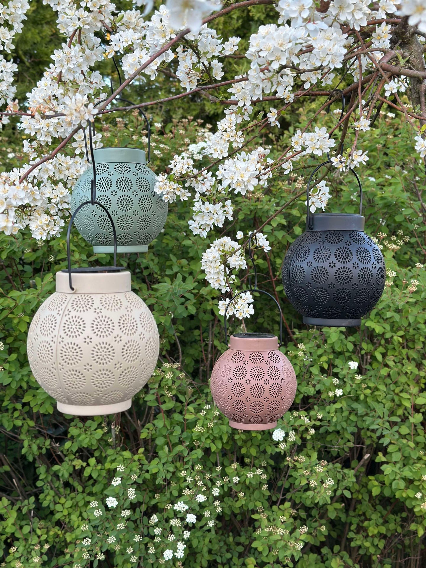 Lykta med Upphängning FIONA - Beige