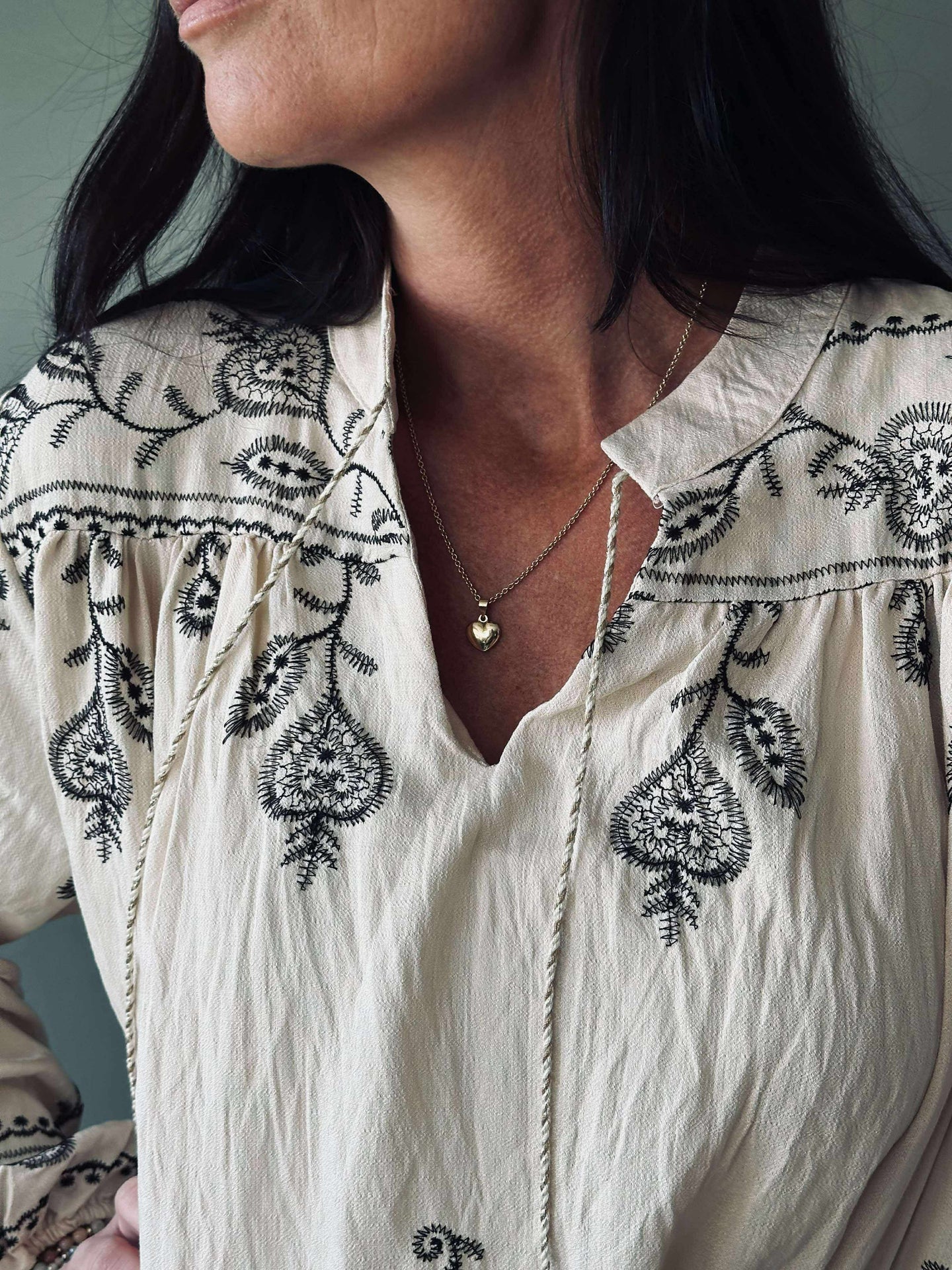 Klänning Embroidery boheme