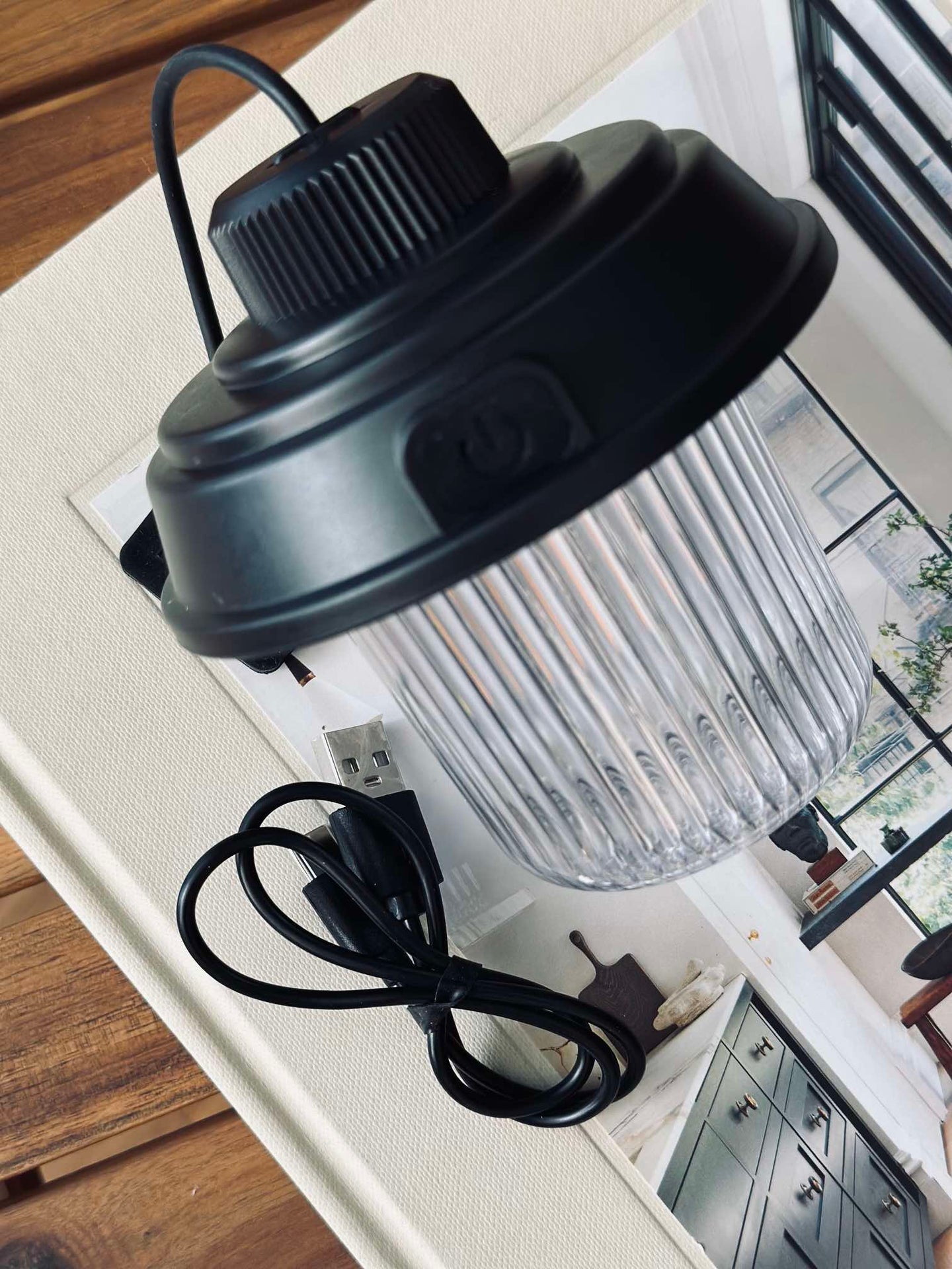 Campinglampa med sladd - Color mix