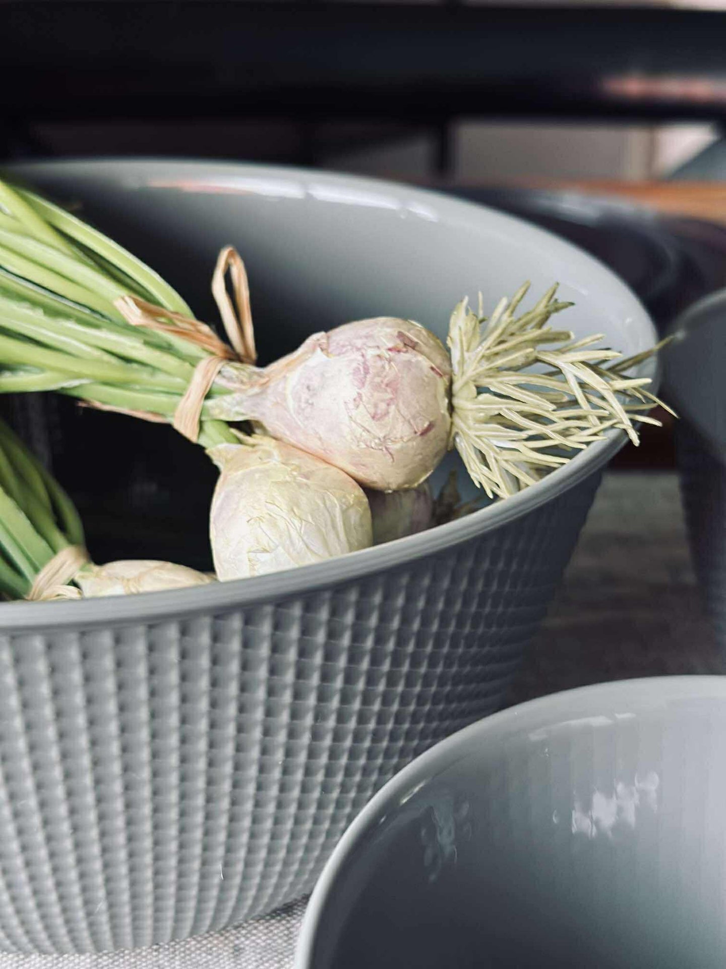 Förvaringsburkar - Set med 3 st. Grå