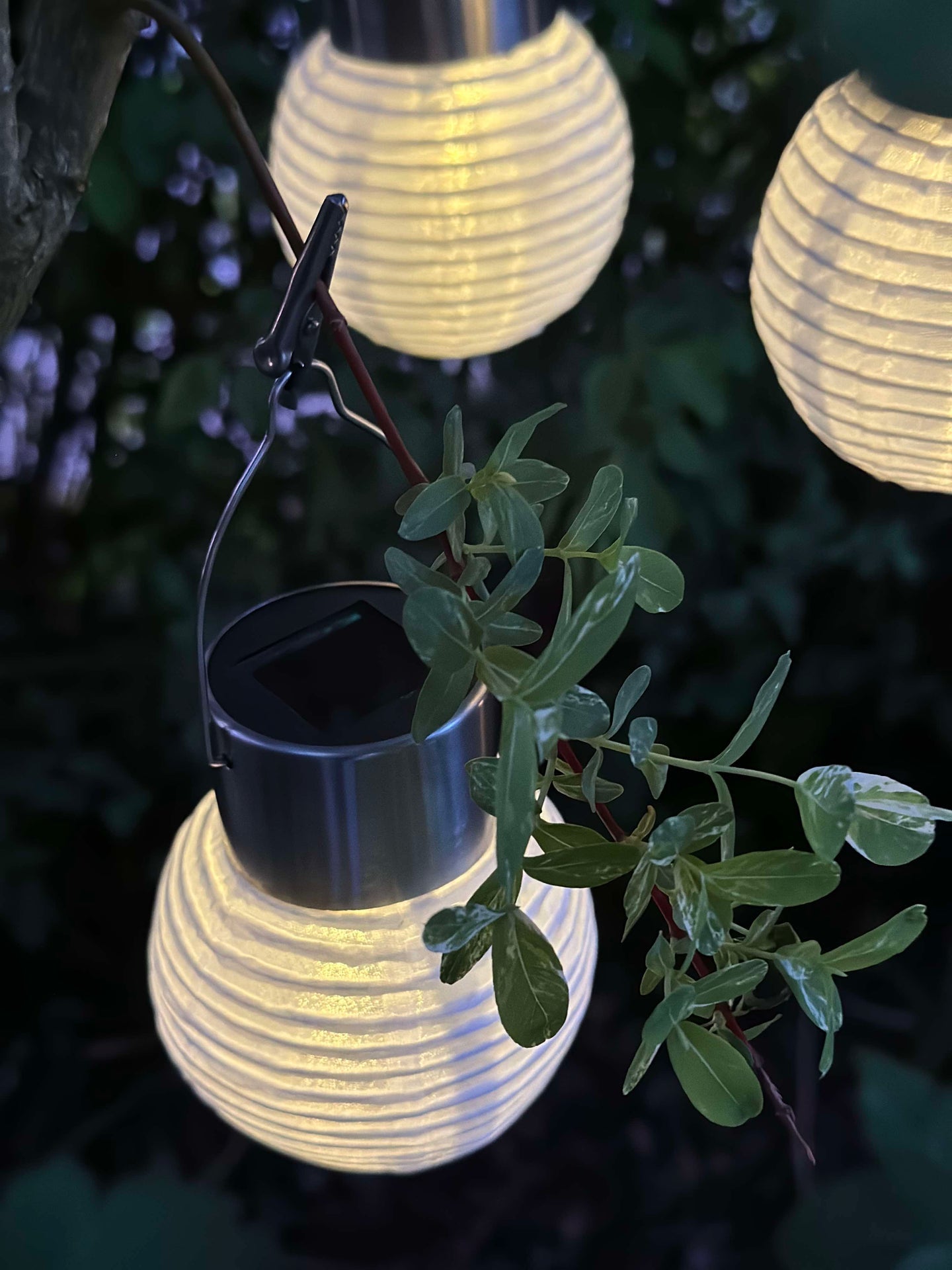 Minilampor med solcell - 3 st.